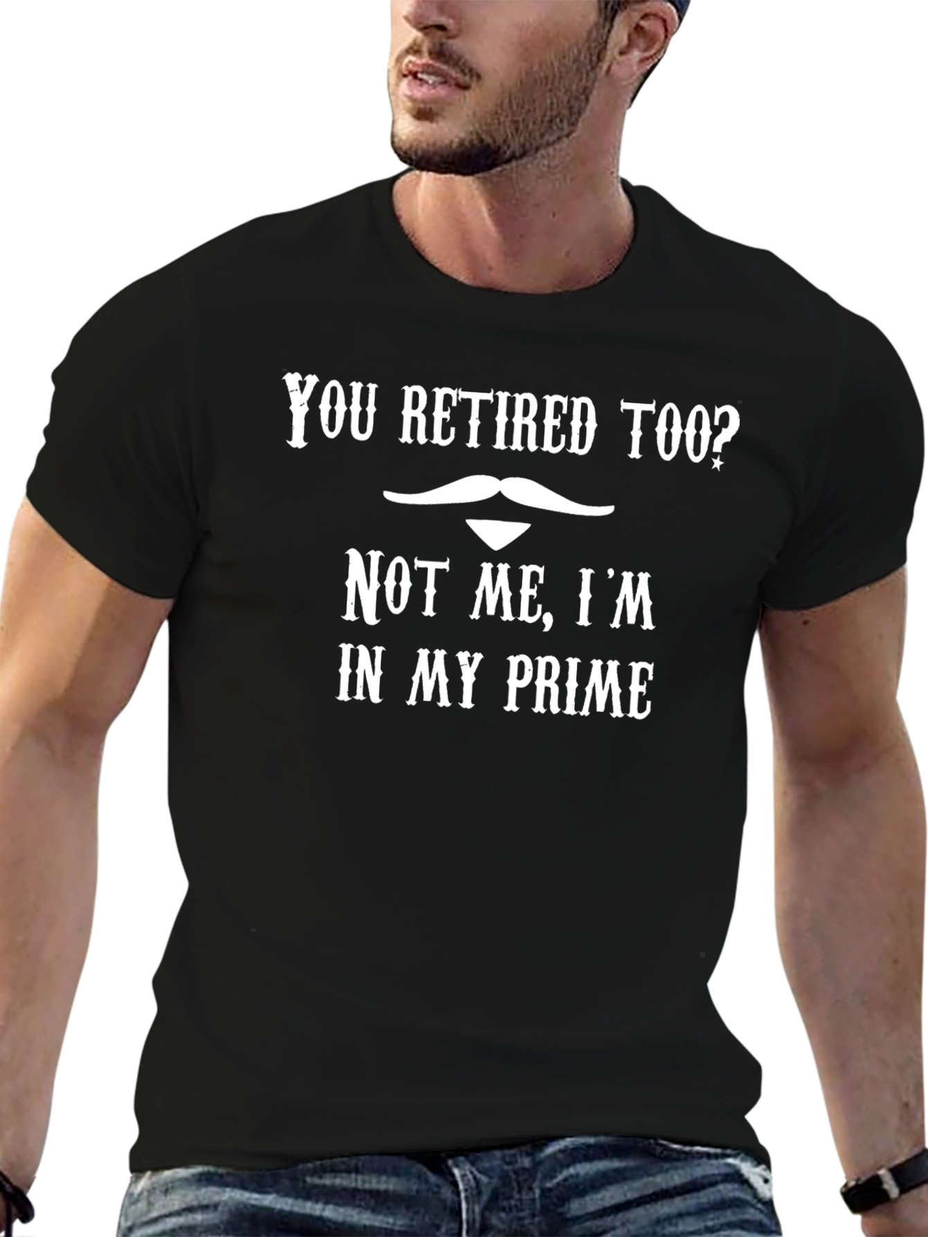 Black You Retired Too? Funny Slogan Graphic Tee view 6