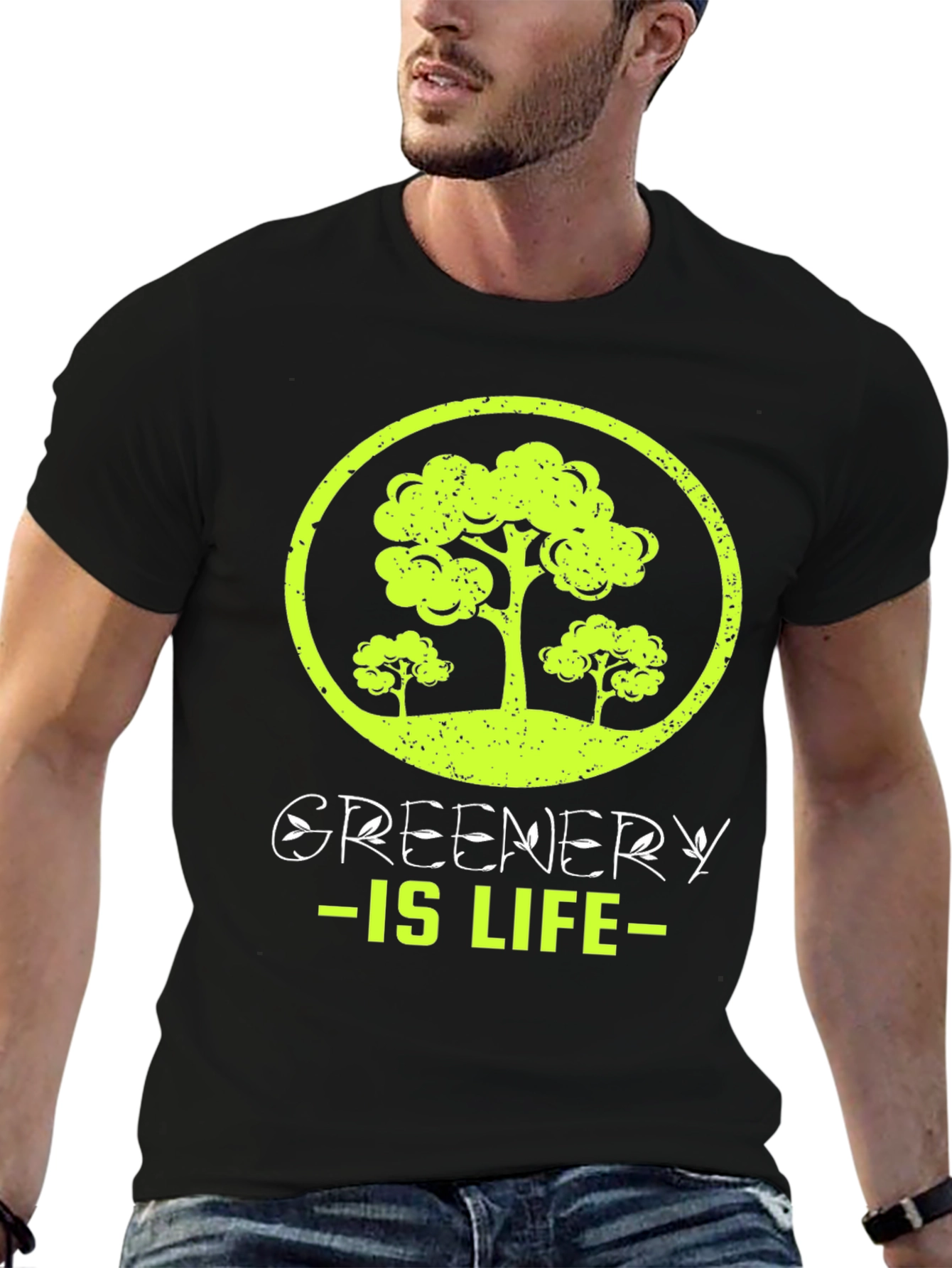 Greenery is Life T-Shirt - Eco-Friendly Design - 6