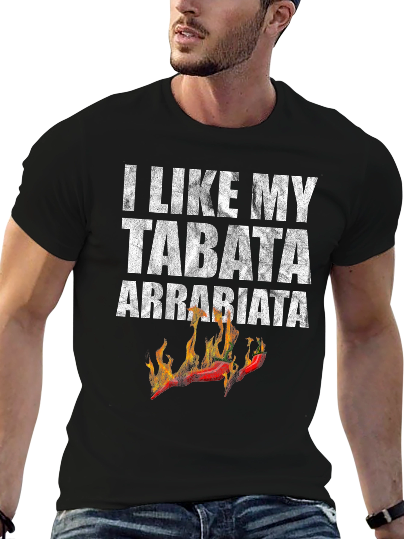 I Like My Tabata Arrabbiata Funny Workout T-Shirt - 6