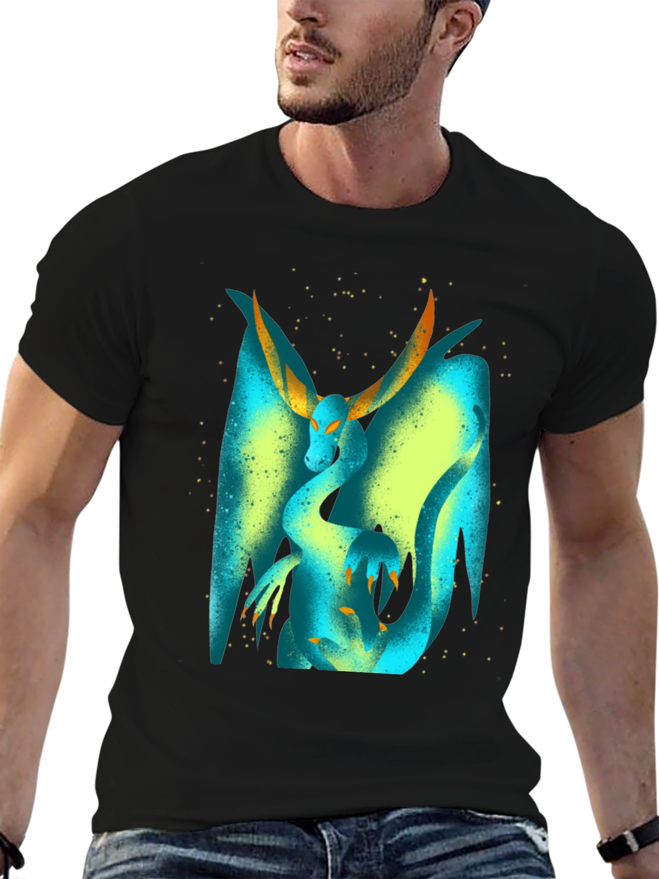 Black Dragon Graphic T-Shirt view 6
