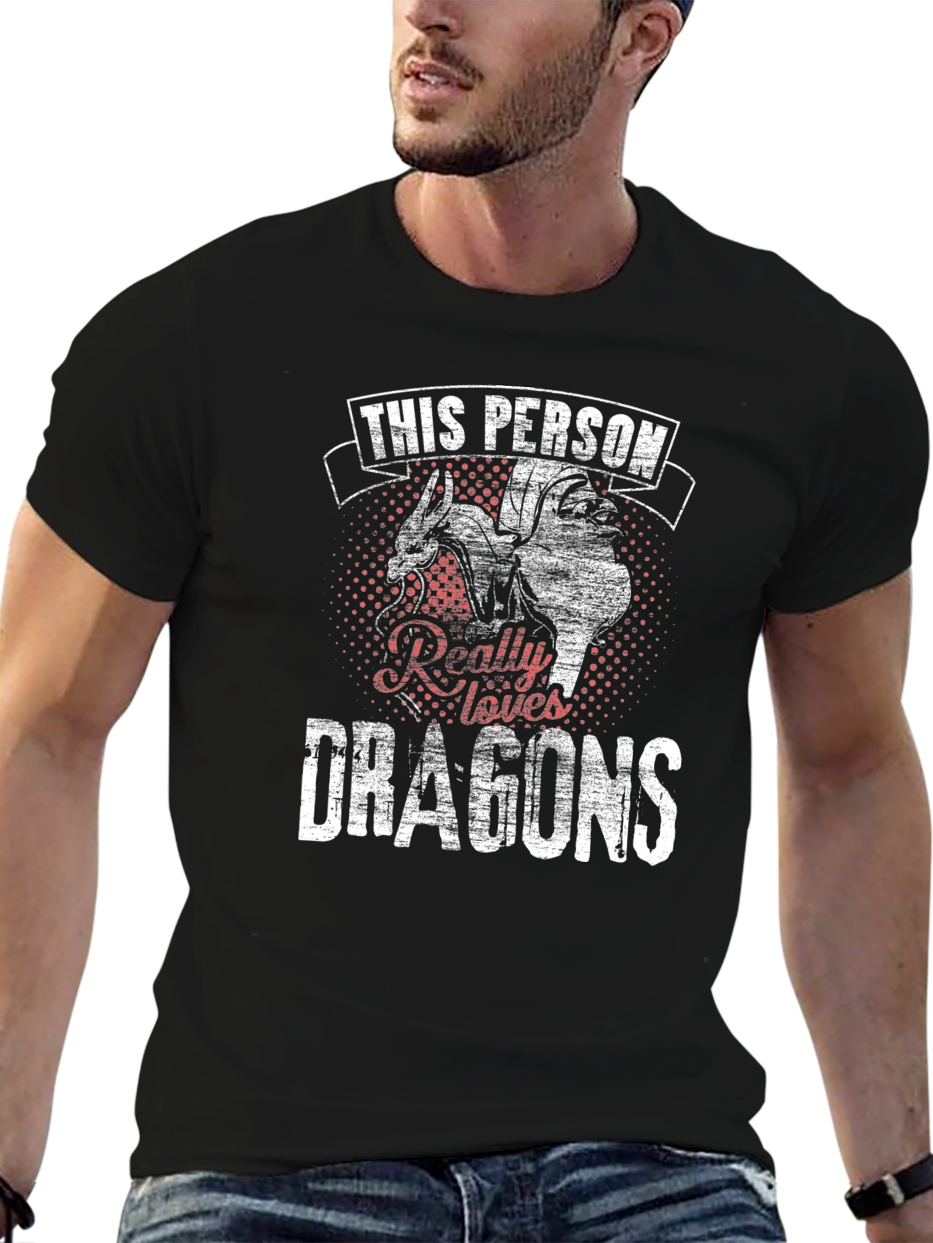 Dragon Lover Graphic Tee - Black - 6