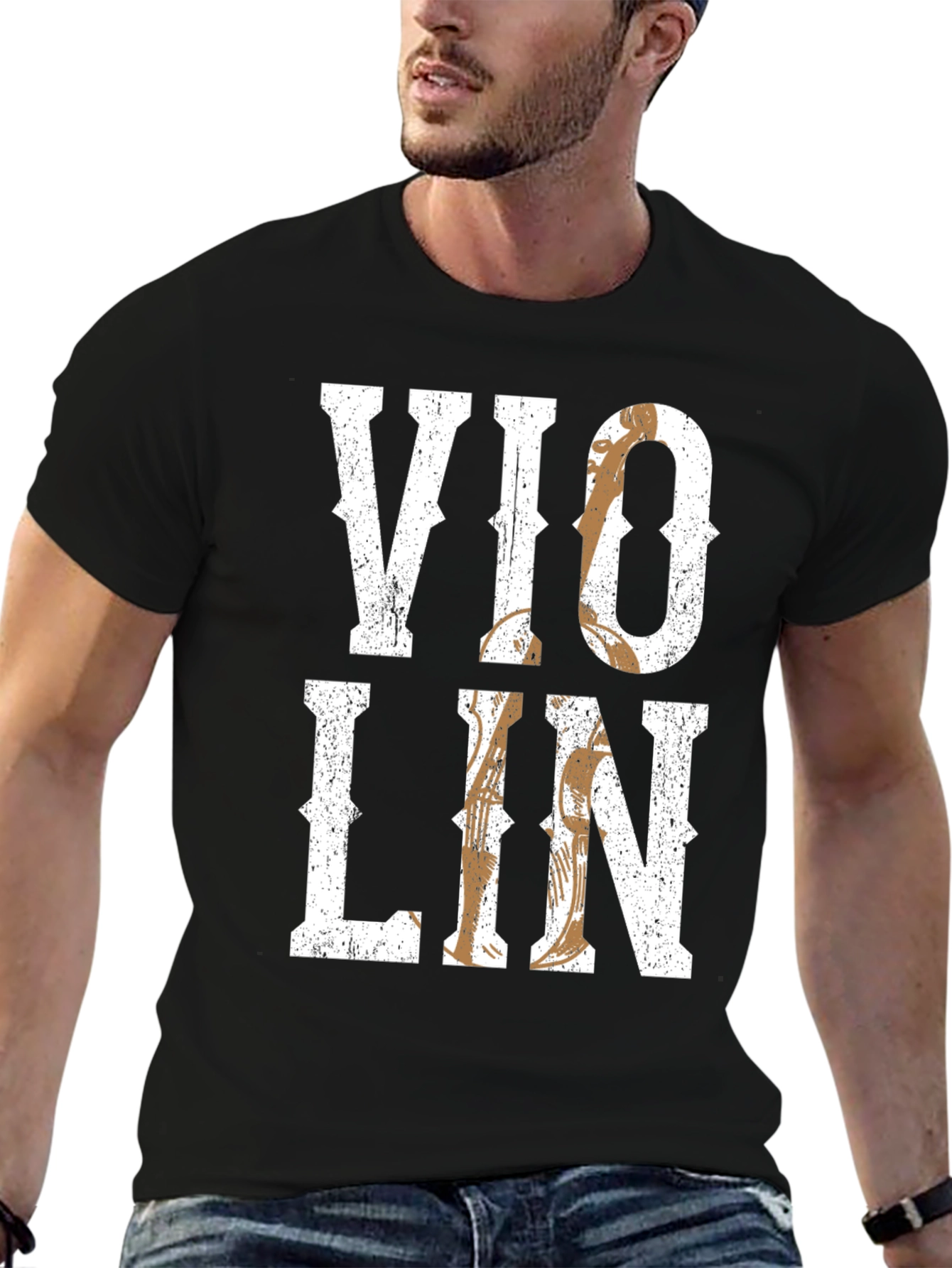 Black Violin T-Shirt - Musical Instrument Tee view 6
