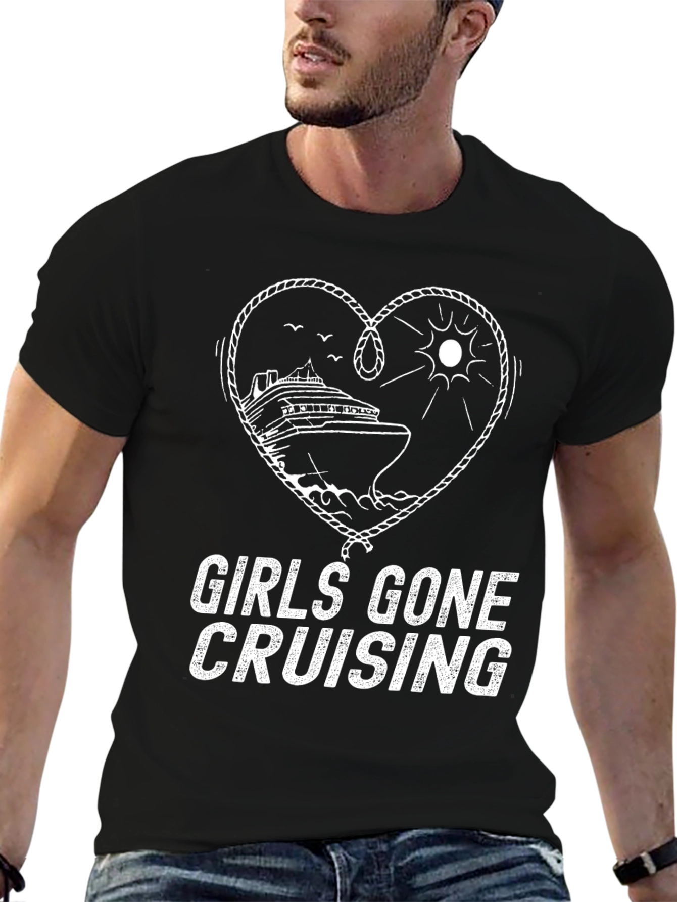 Girls Gone Cruising Graphic Tee - Vacation Shirt - 6