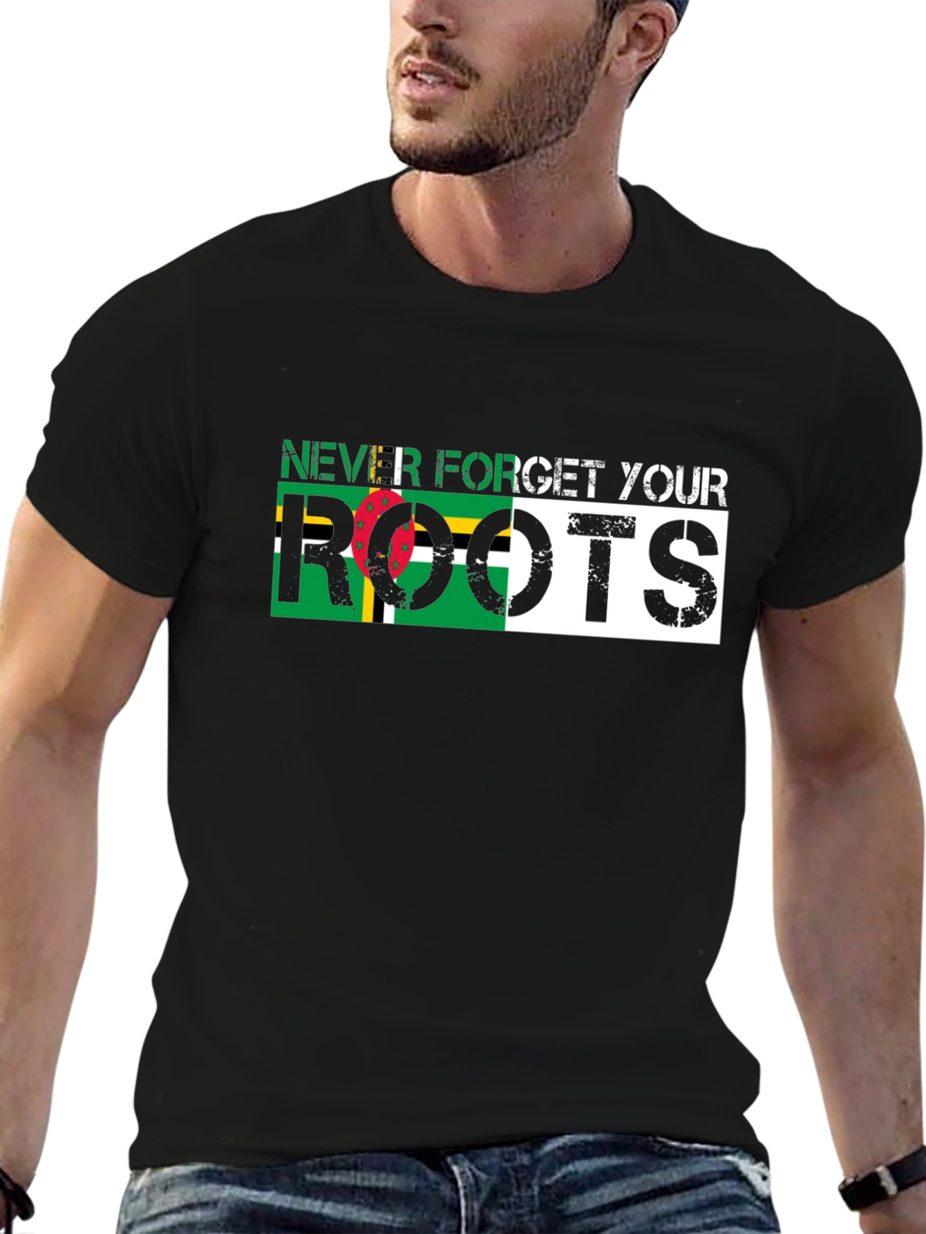 Dominica Roots T-Shirt - Never Forget Your Heritage - 6