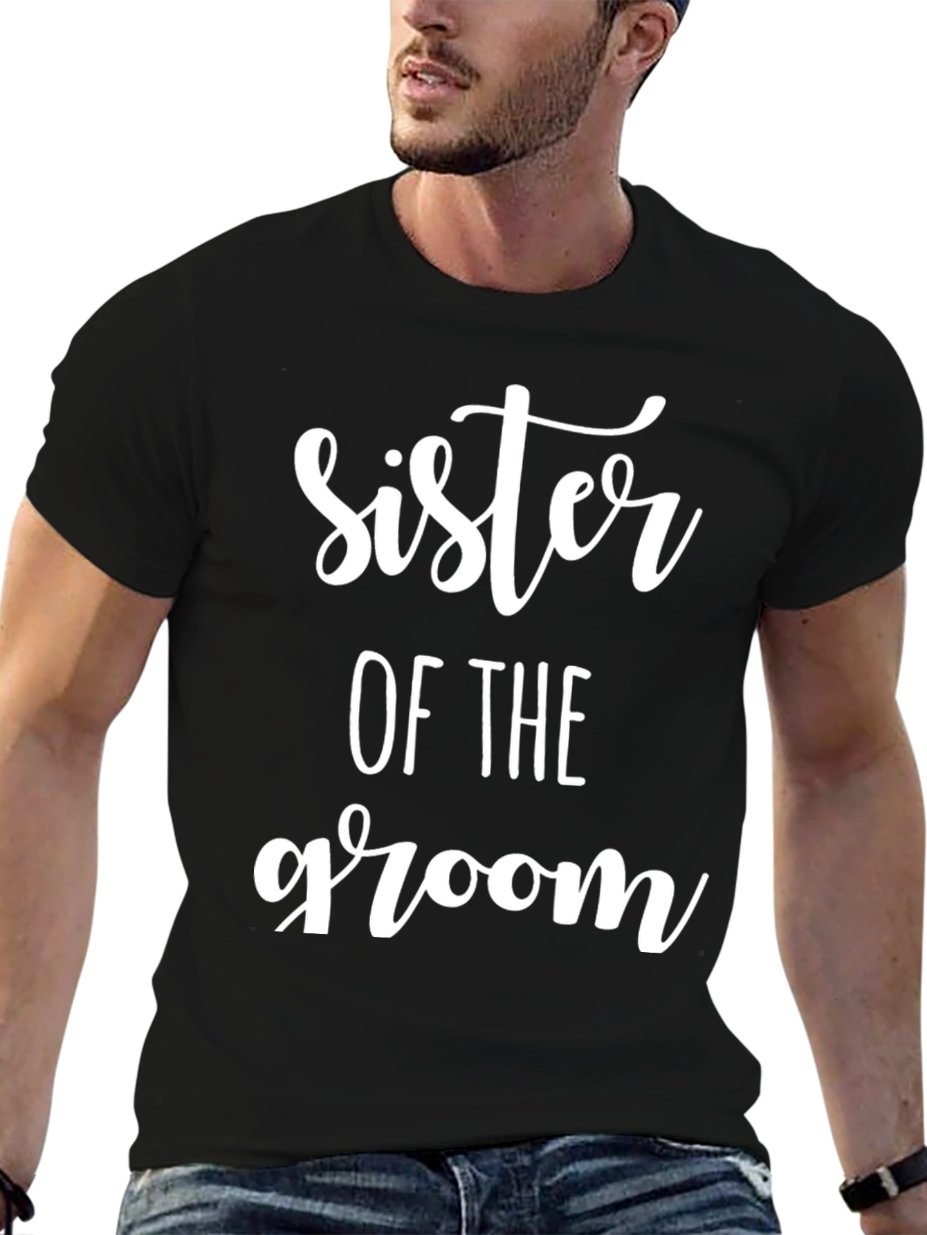 Sister of the Groom T-Shirt - Wedding Party Tee - 6