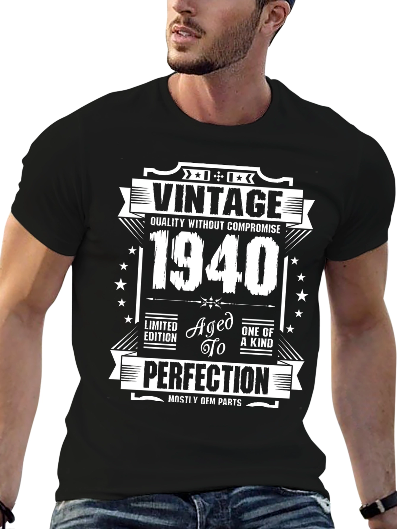 Vintage 1940 Aged to Perfection T-Shirt - 6