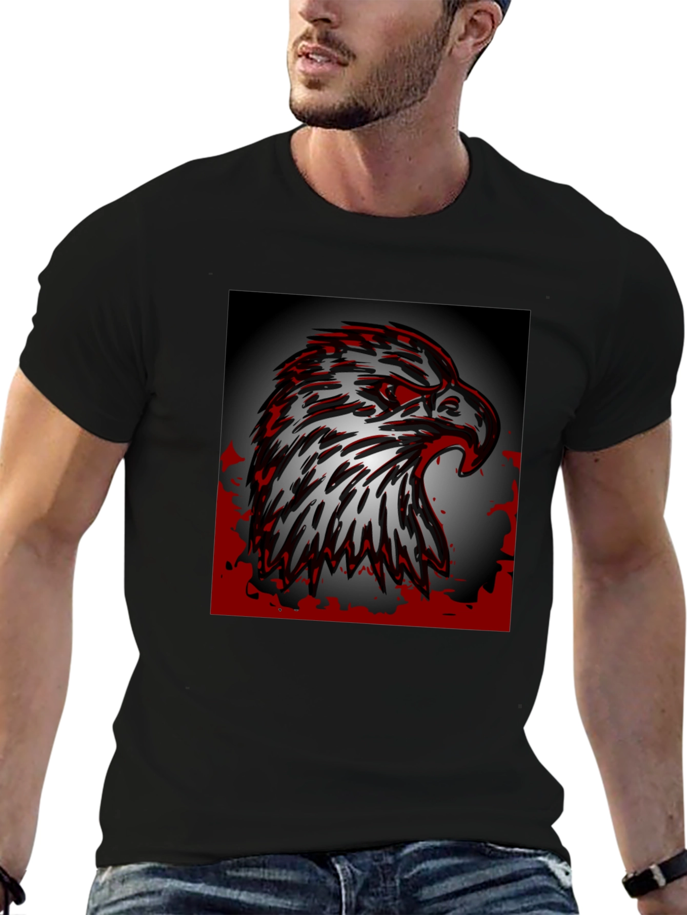Black Eagle Graphic Tee - Bold Style view 6