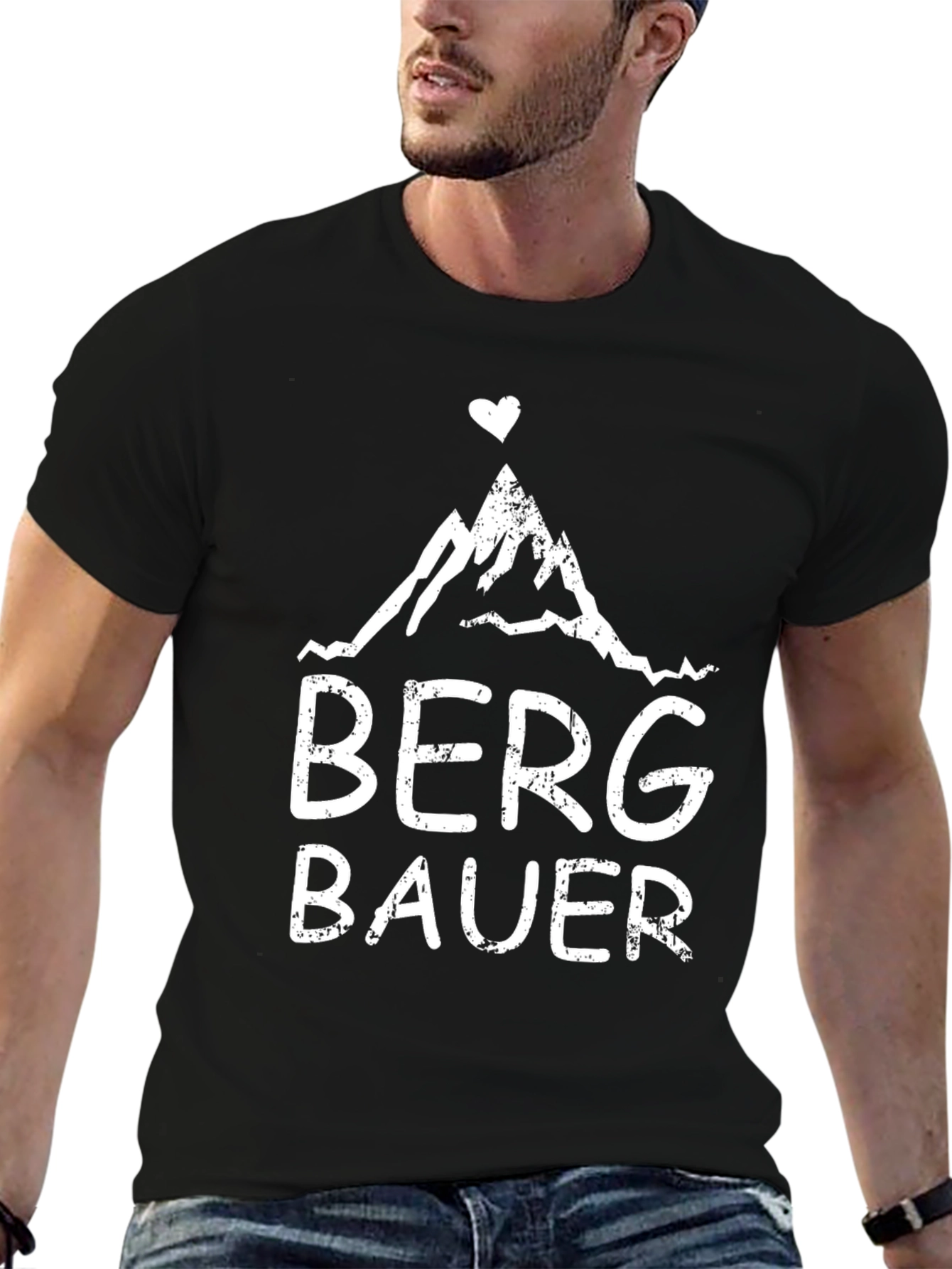 Black Berg Bauer Mountain Lover T-Shirt - Black view 6