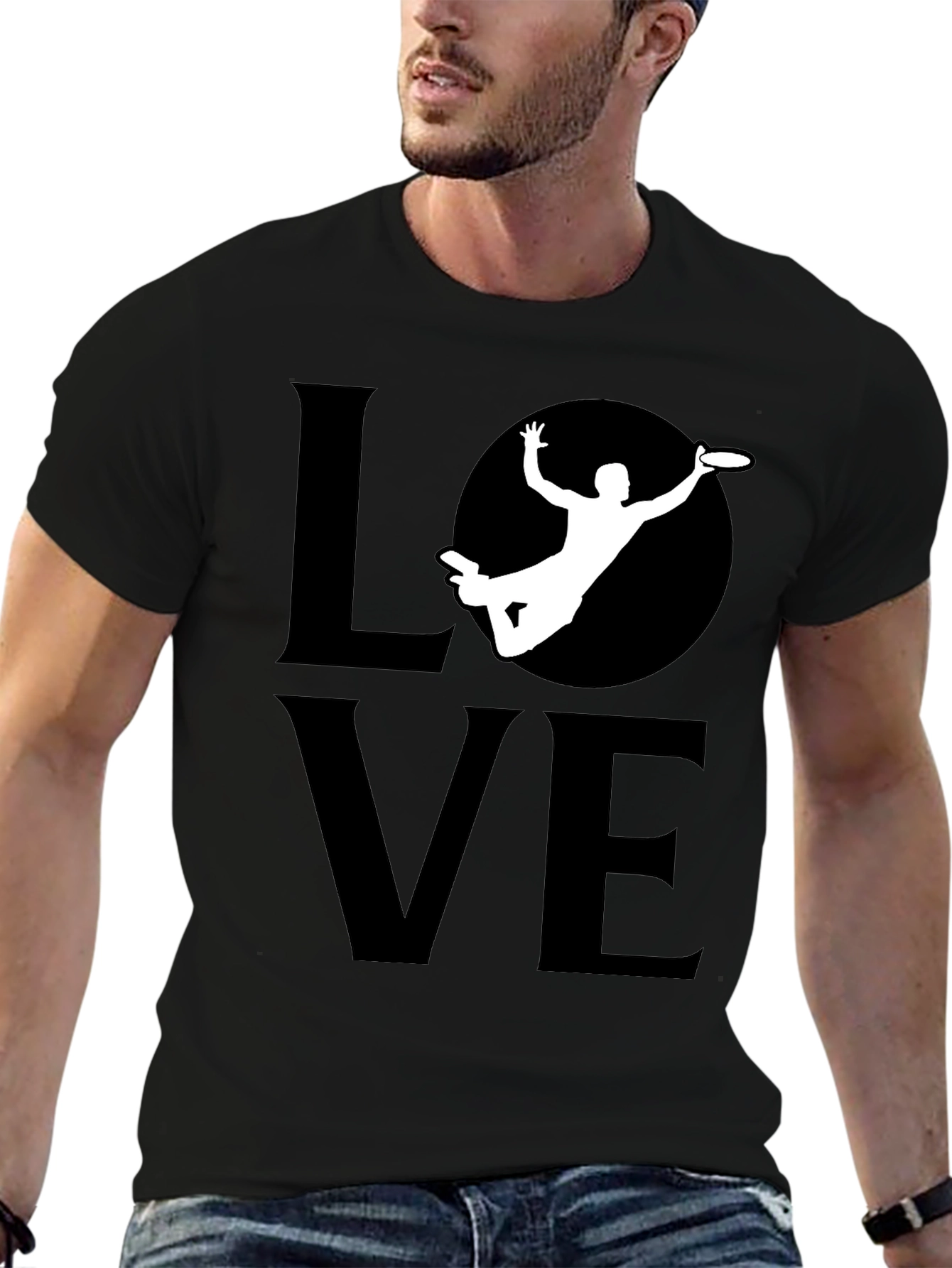 Ultimate Frisbee LOVE Graphic T-Shirt - 6
