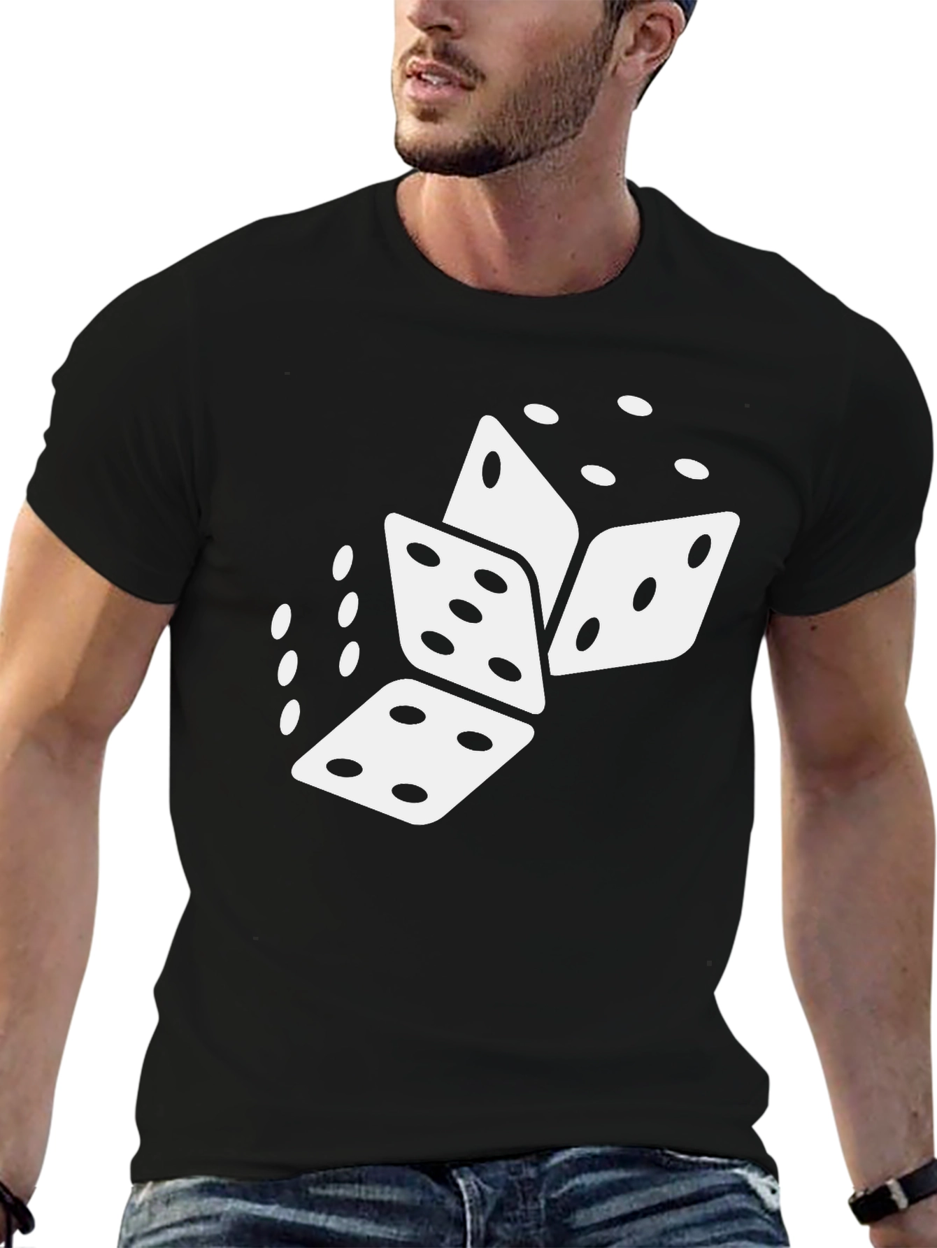 Dice Graphic T-Shirt - Lucky Tee - 6