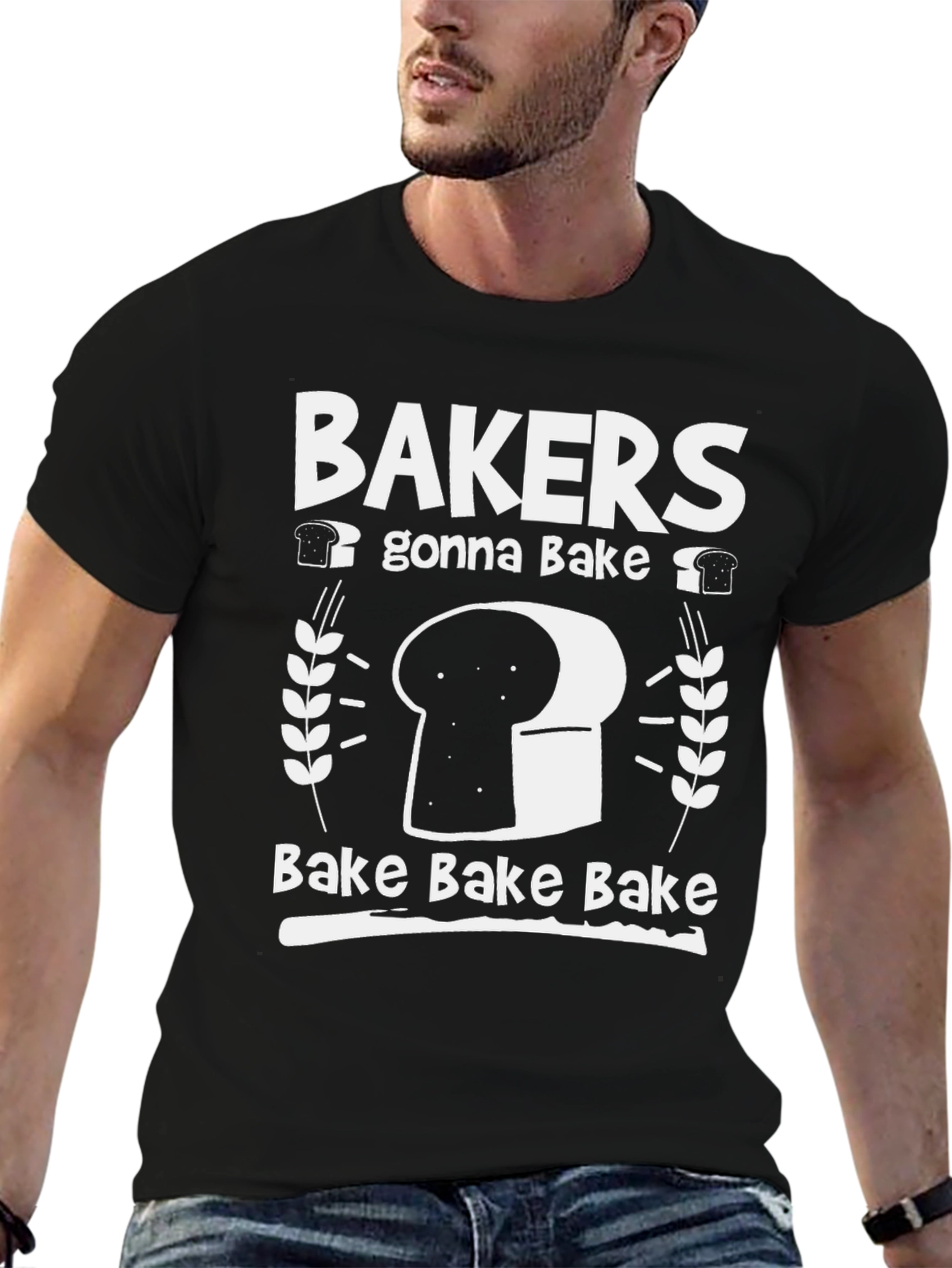 Black Bakers Gonna Bake T-Shirt - Funny Baking Tee view 6