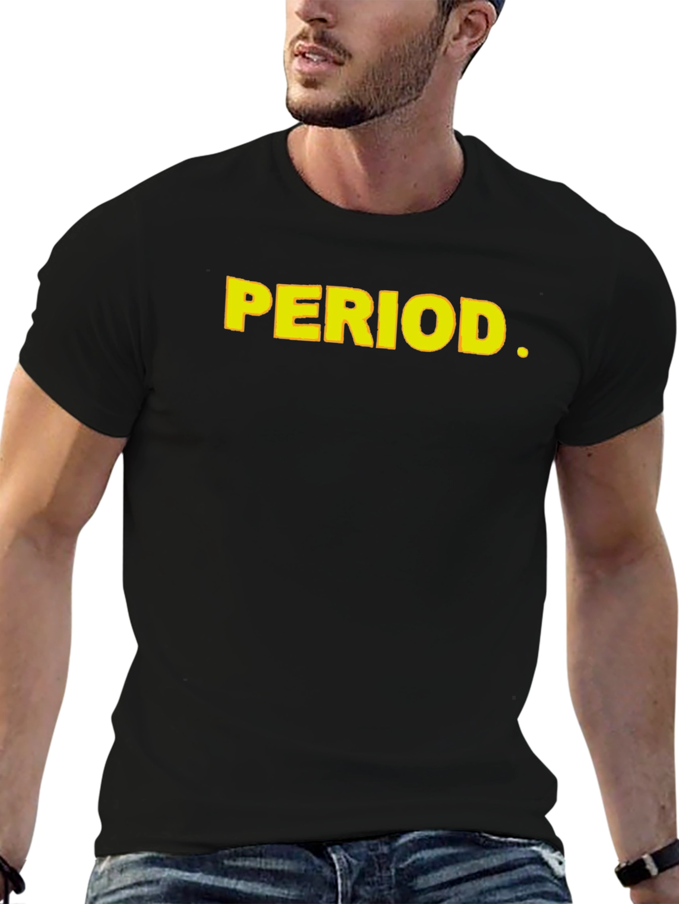 Black Period. Statement T-Shirt - Bold Slogan Tee view 6