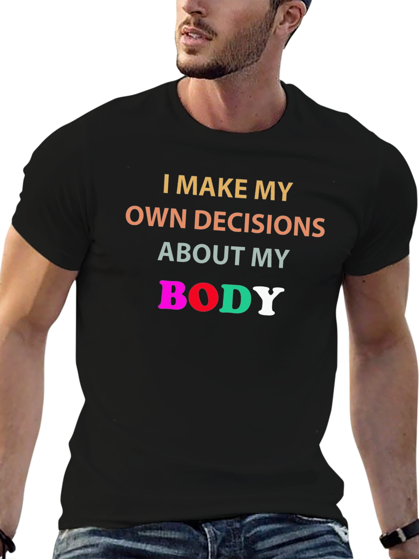 Black My Body My Choice Tee view 6