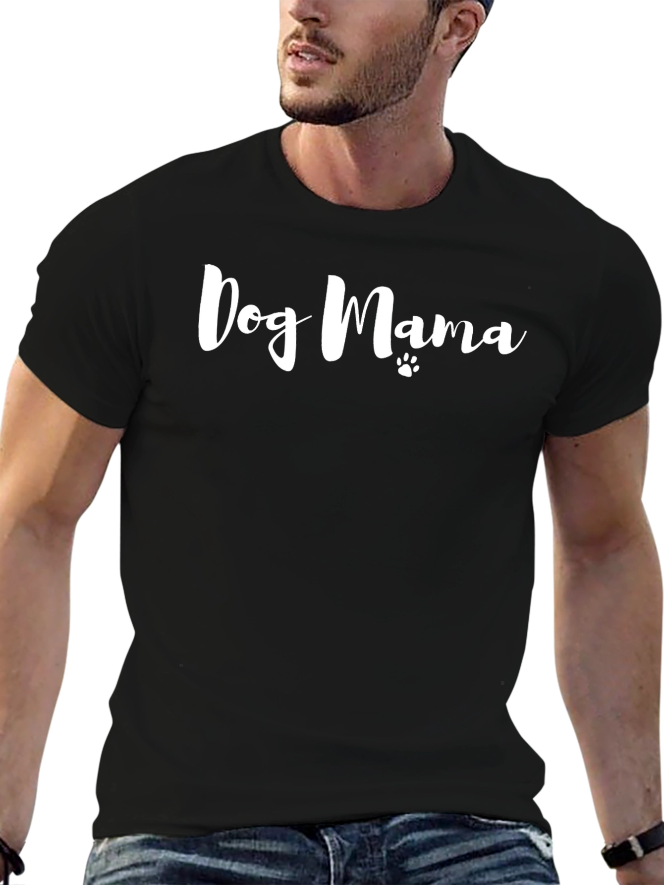 Black Dog Mama T-Shirt view 6