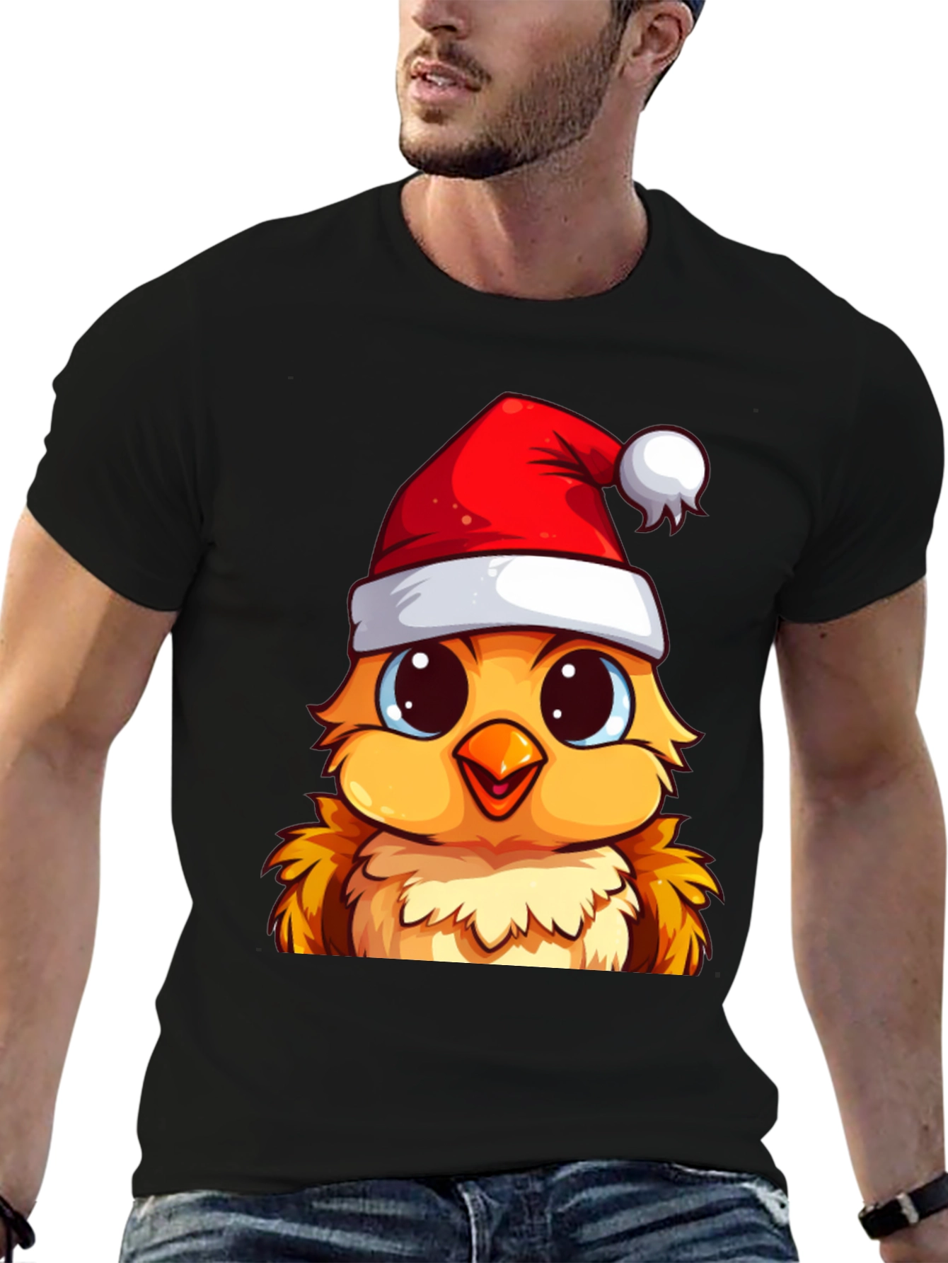 Festive Chick Christmas T-Shirt - 6