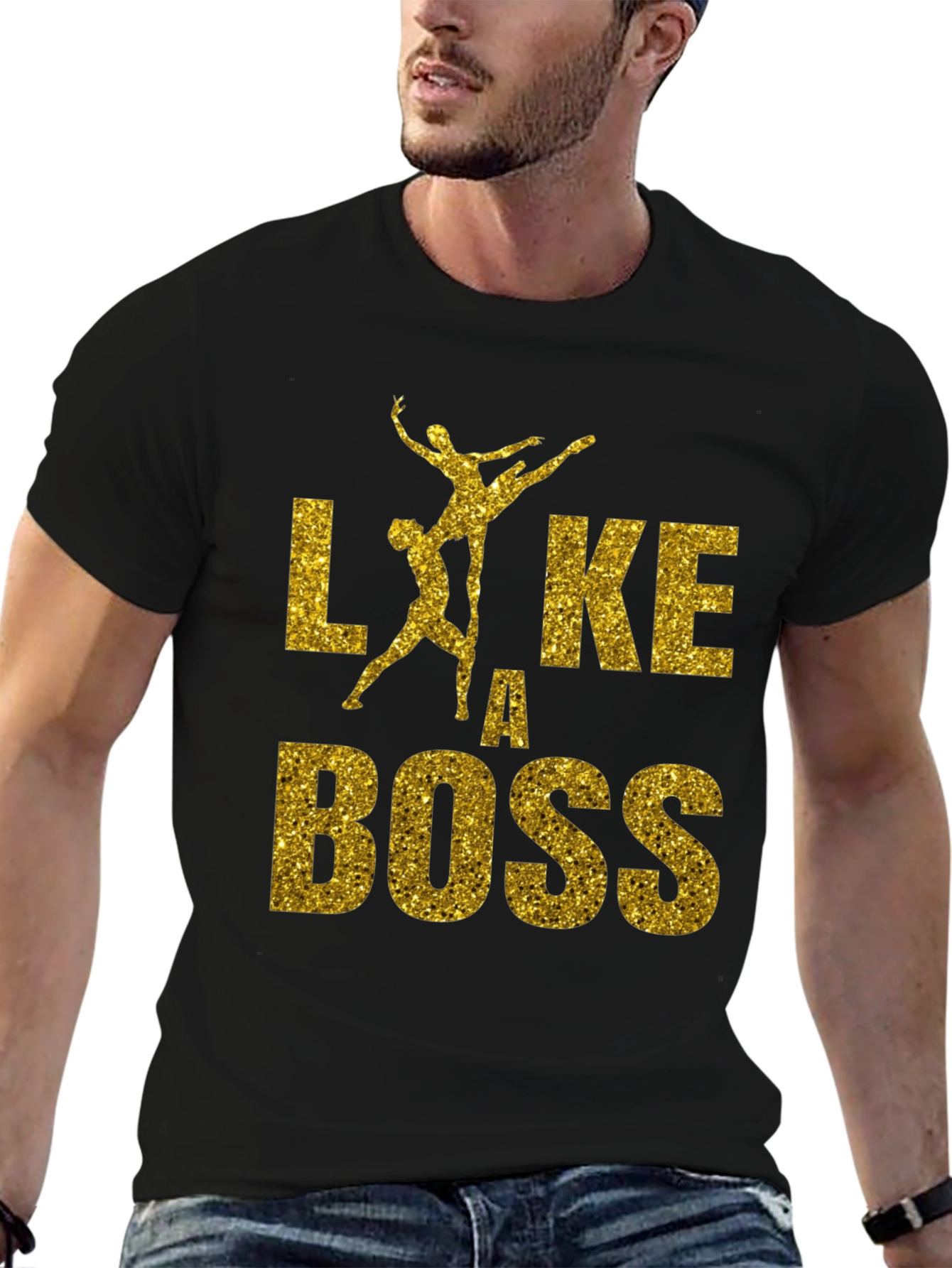 Black Like a Boss Dance T-Shirt view 6