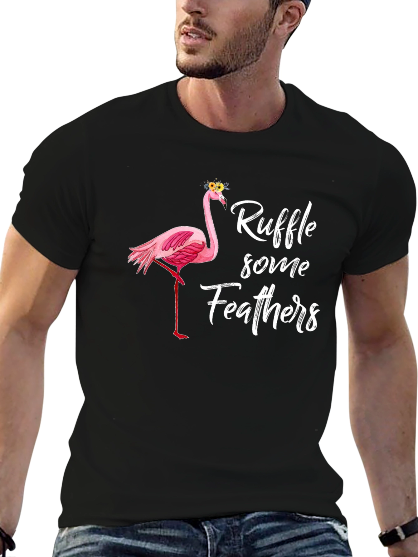 Ruffle Some Feathers Flamingo T-Shirt - 6