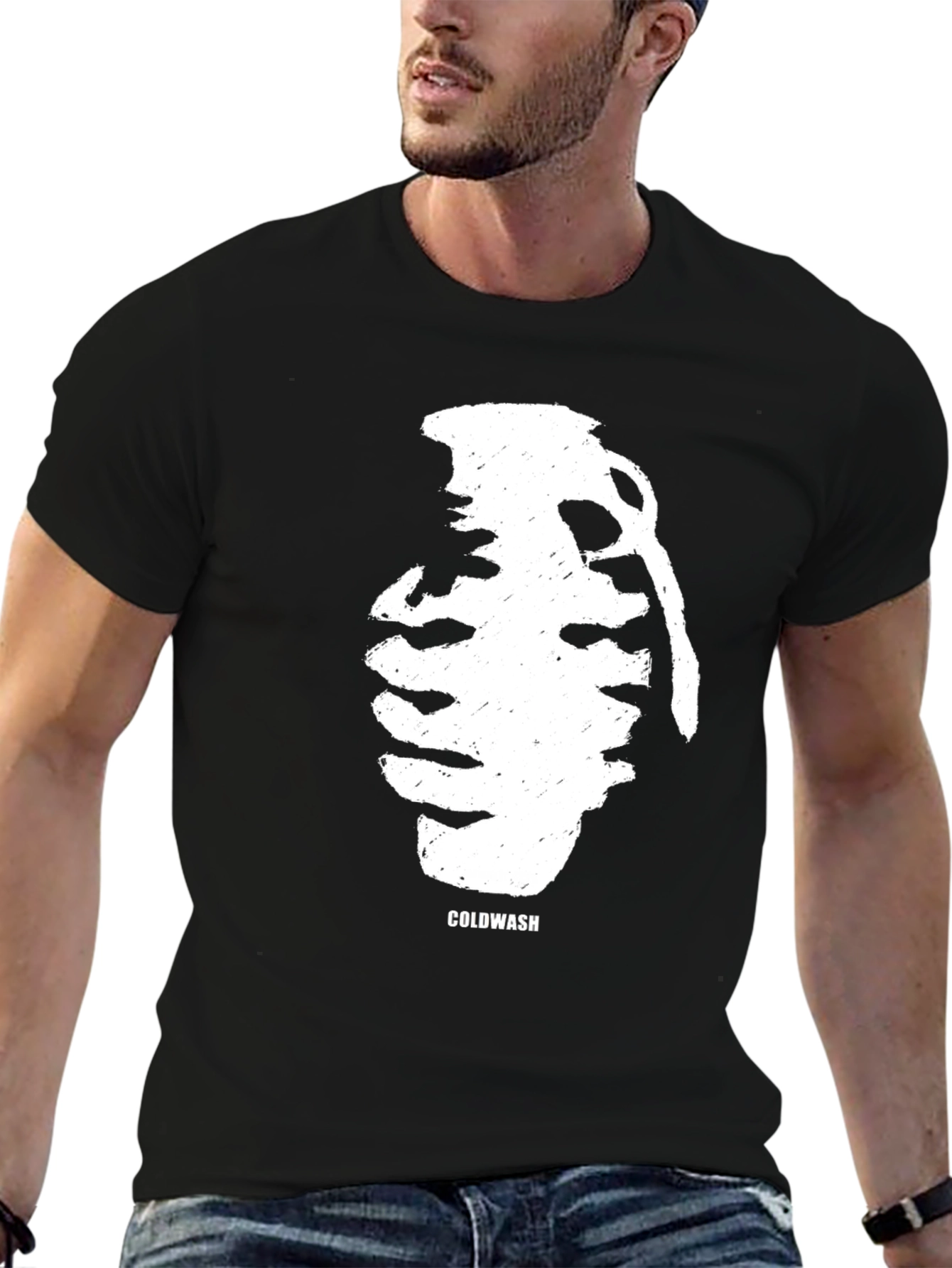 Black Coldwash Grenade Graphic Black T-Shirt view 6