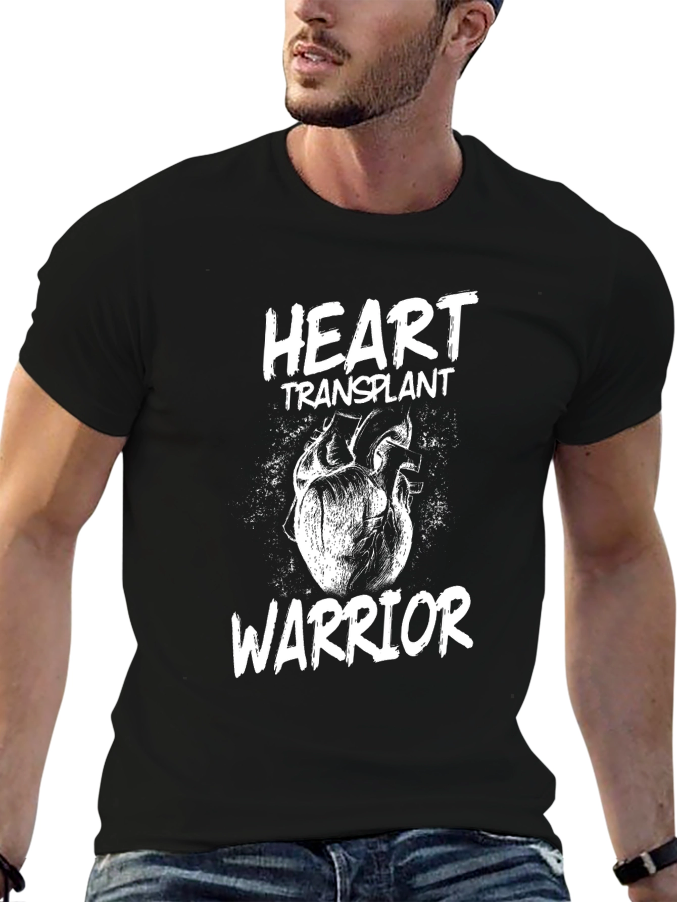 Heart Transplant Warrior Graphic T-Shirt - 6