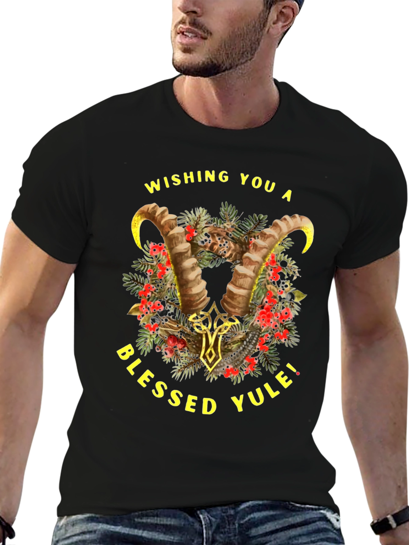 Blessed Yule Holiday T-Shirt - 6