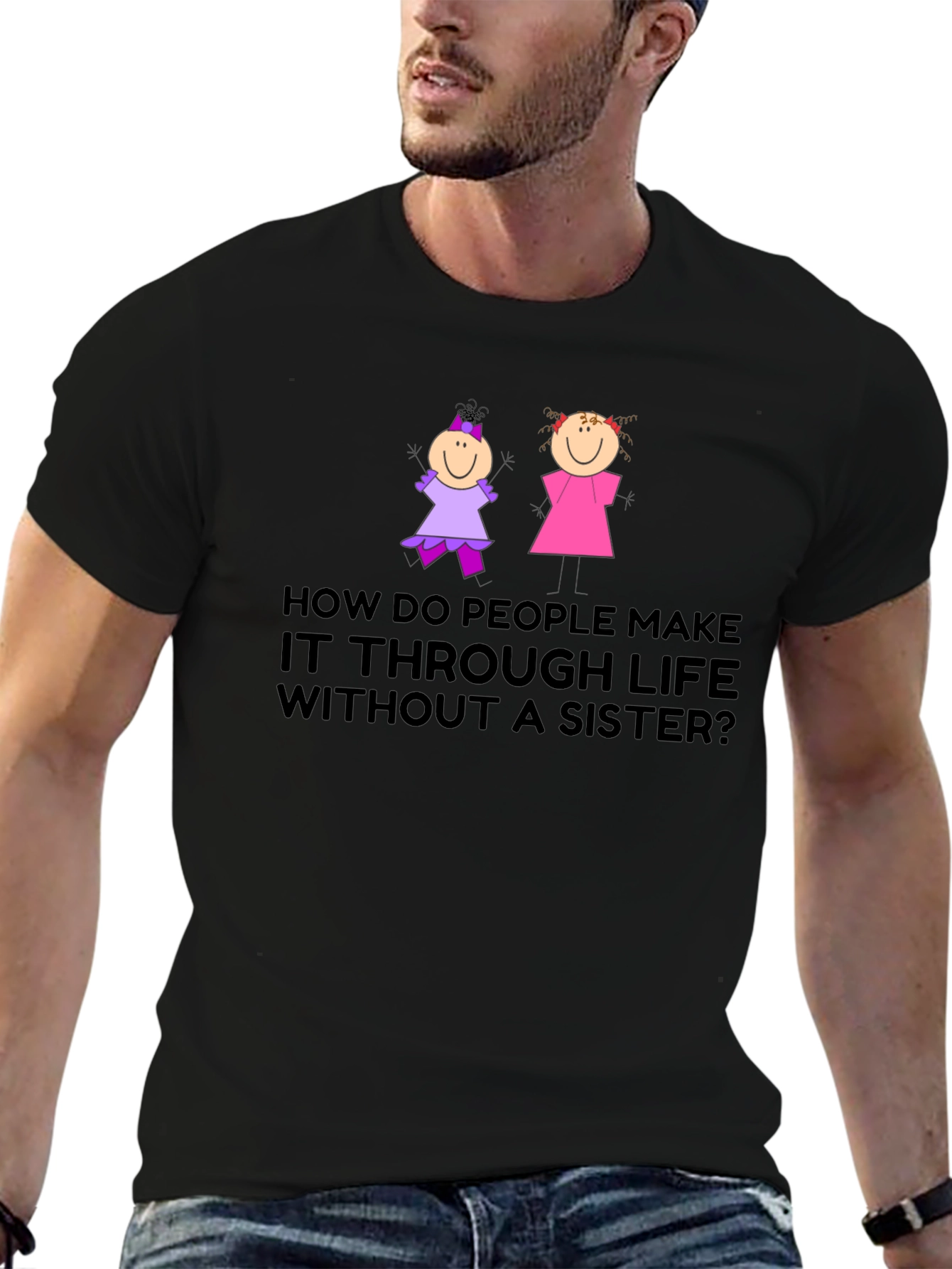 Black Sister T-Shirt: How Do People Make it Through Life? view 6