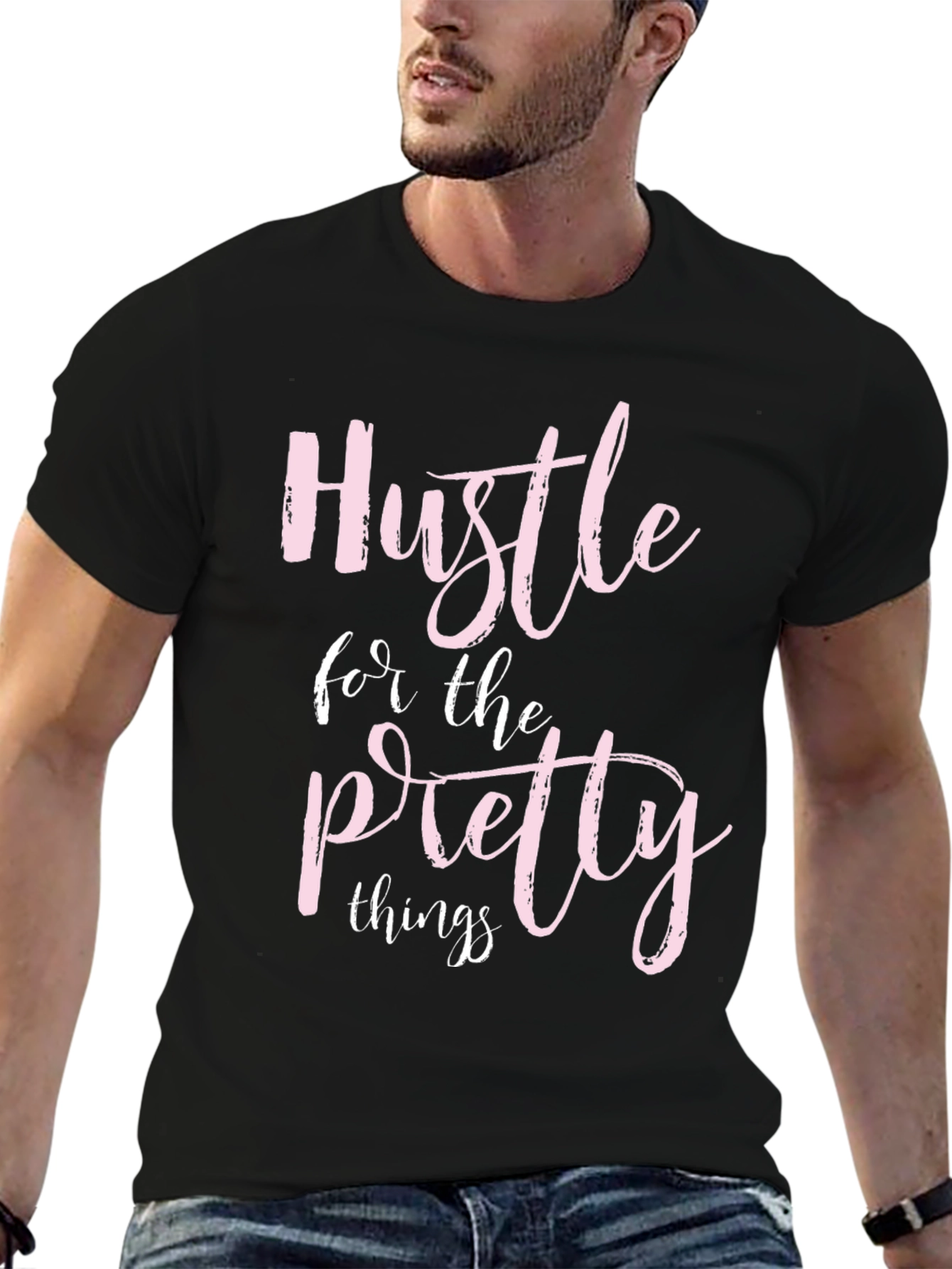 Black Hustle for the Pretty Things T-Shirt view 6