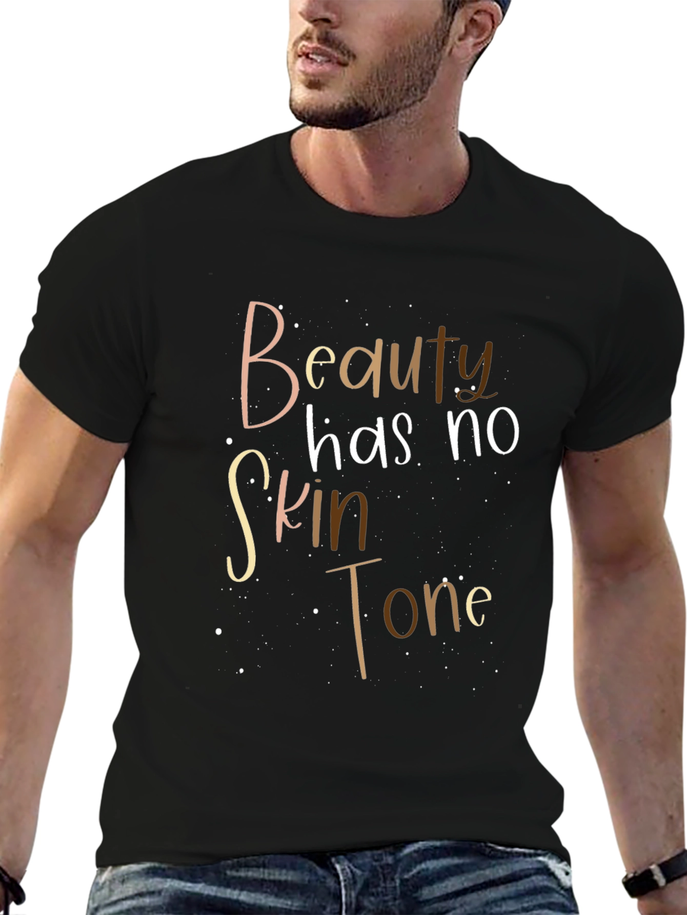 Black Beauty Has No Skin Tone Graphic Tee - Unisex Fashion view 6