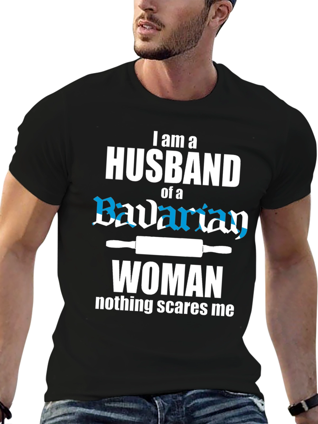 Black Husband of a Bavarian Woman Graphic Tee view 6