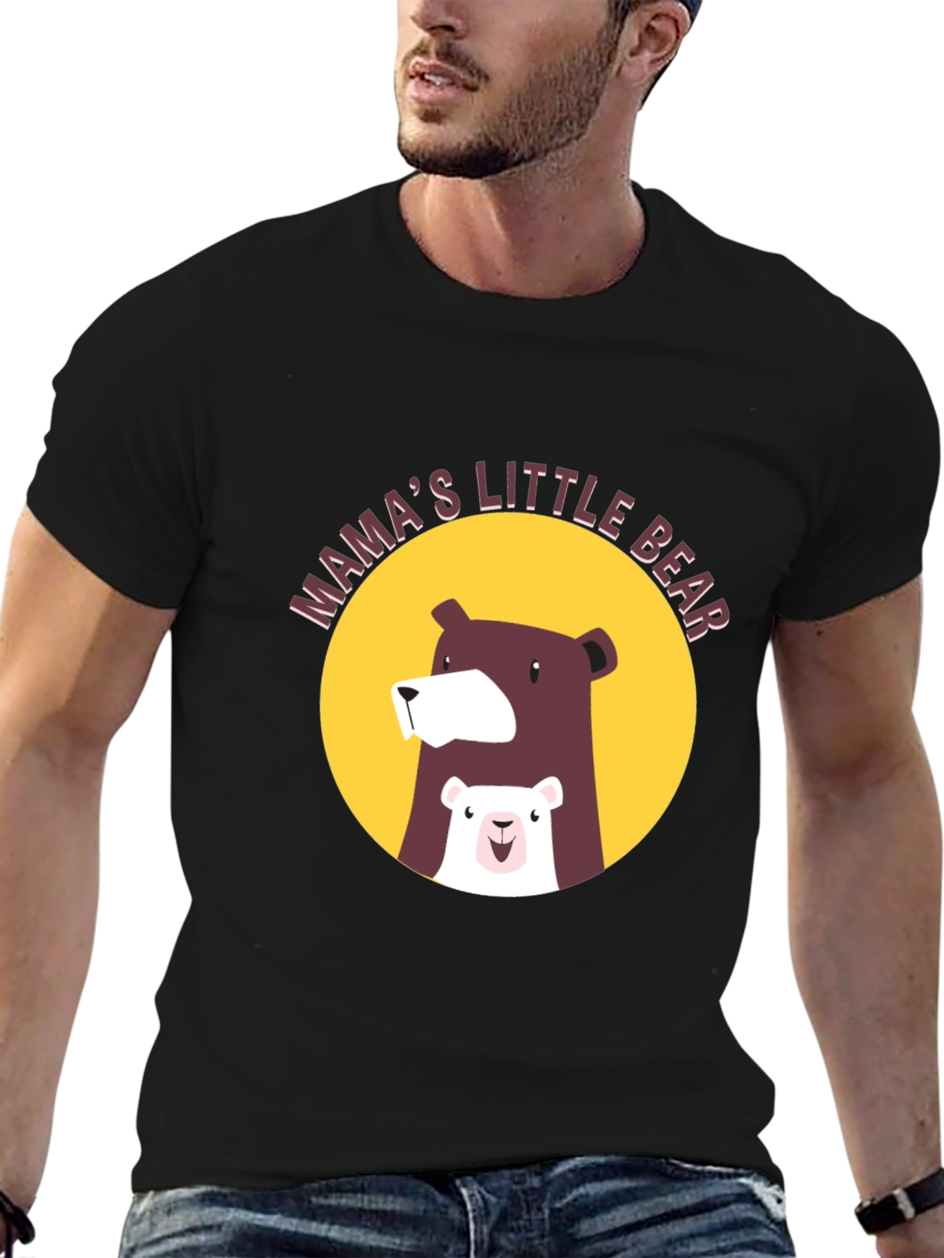 Black Mama's Little Bear Graphic Tee view 6