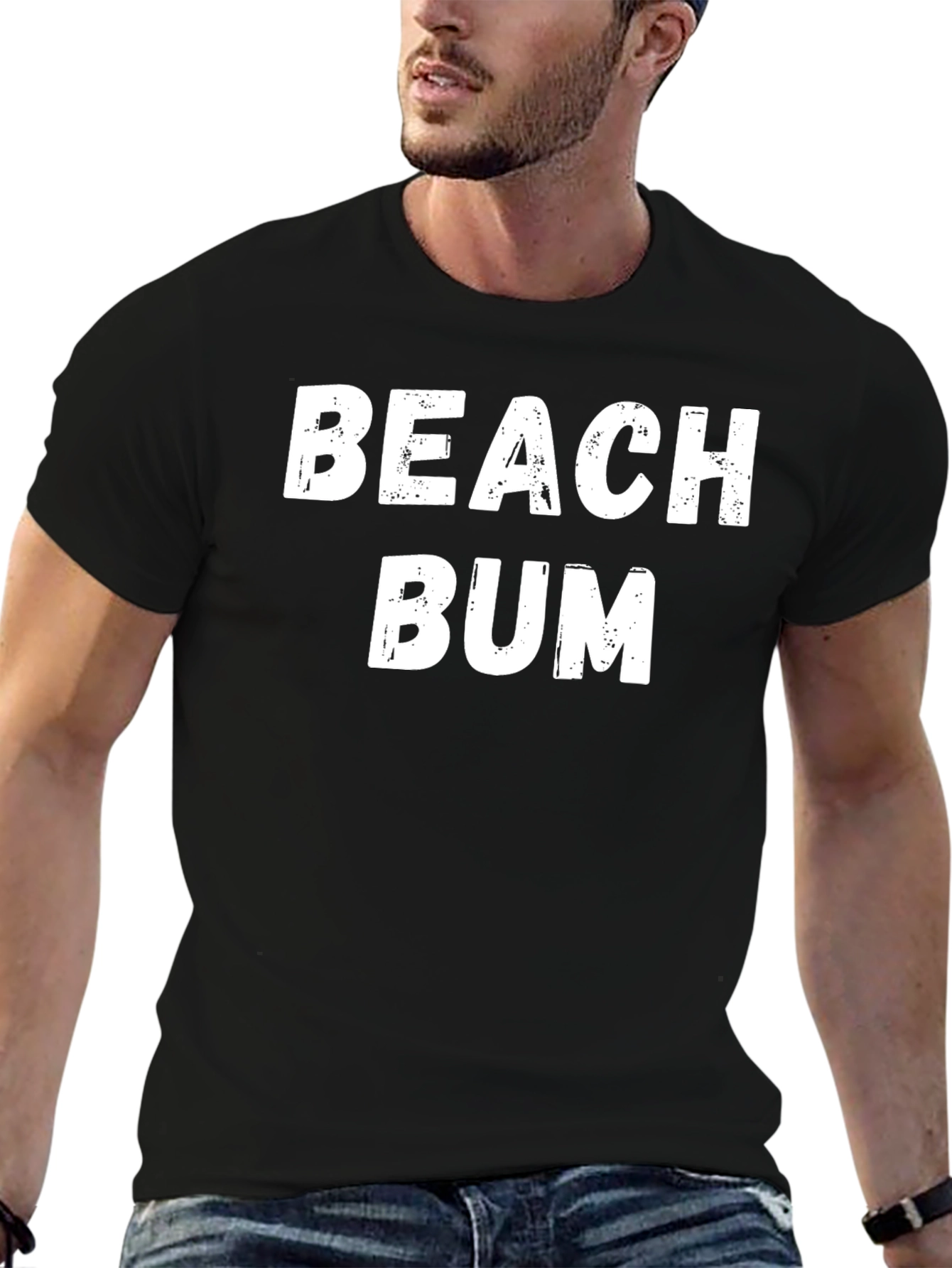 Black Beach Bum Black T-Shirt view 6