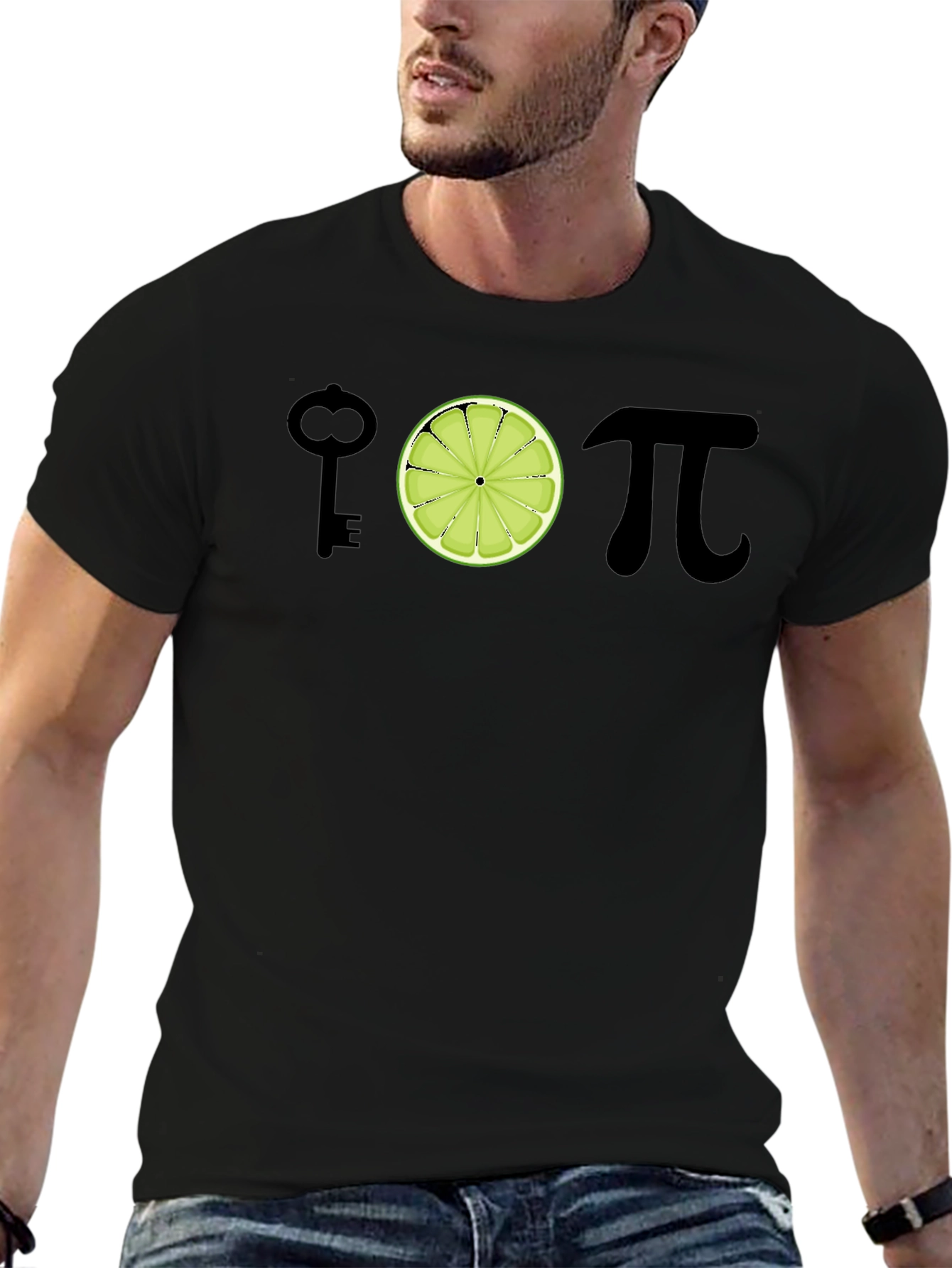 Black I Key Lime Pi Funny T-Shirt Math Humor view 6