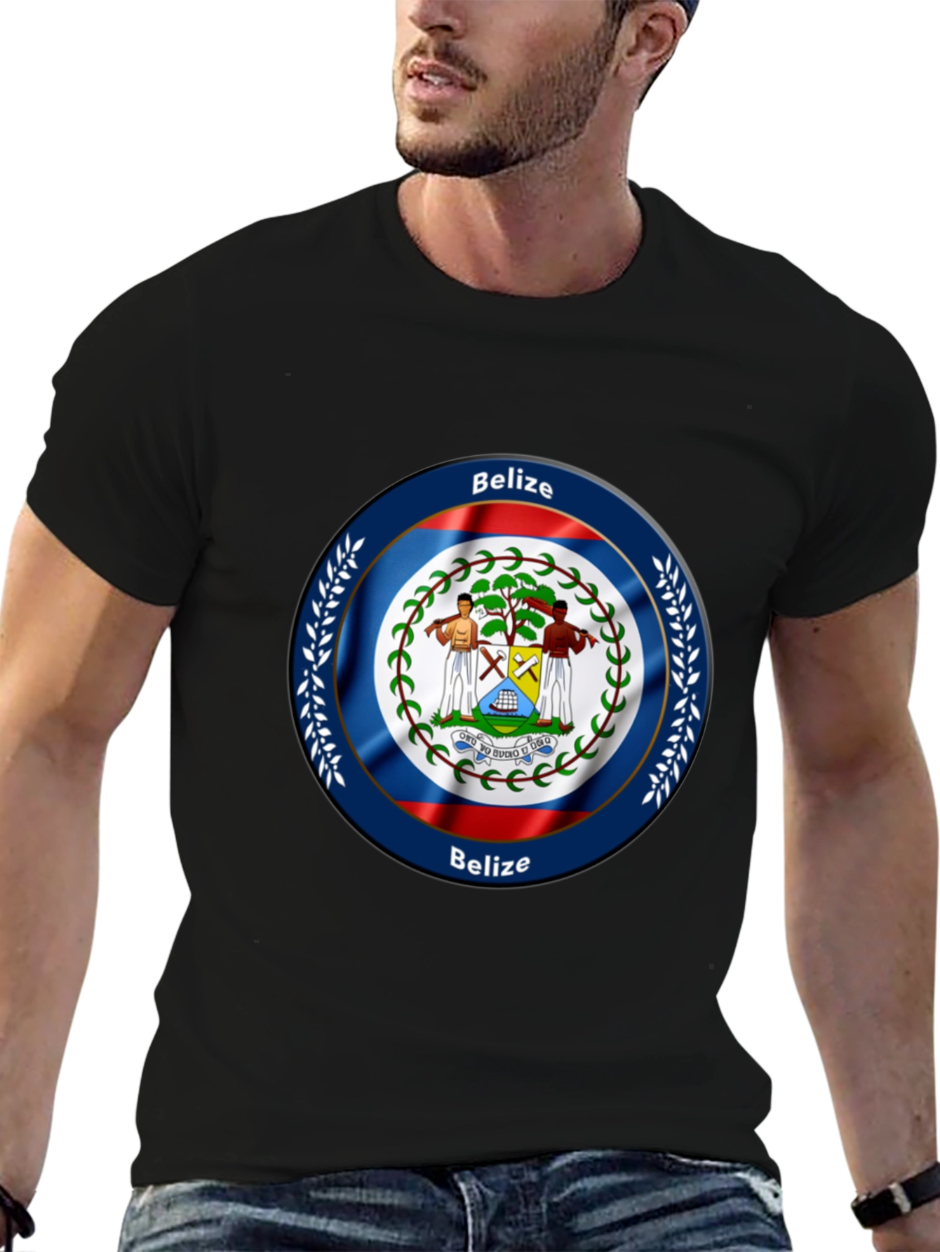 Belize Flag T-Shirt - Graphic Print - 6