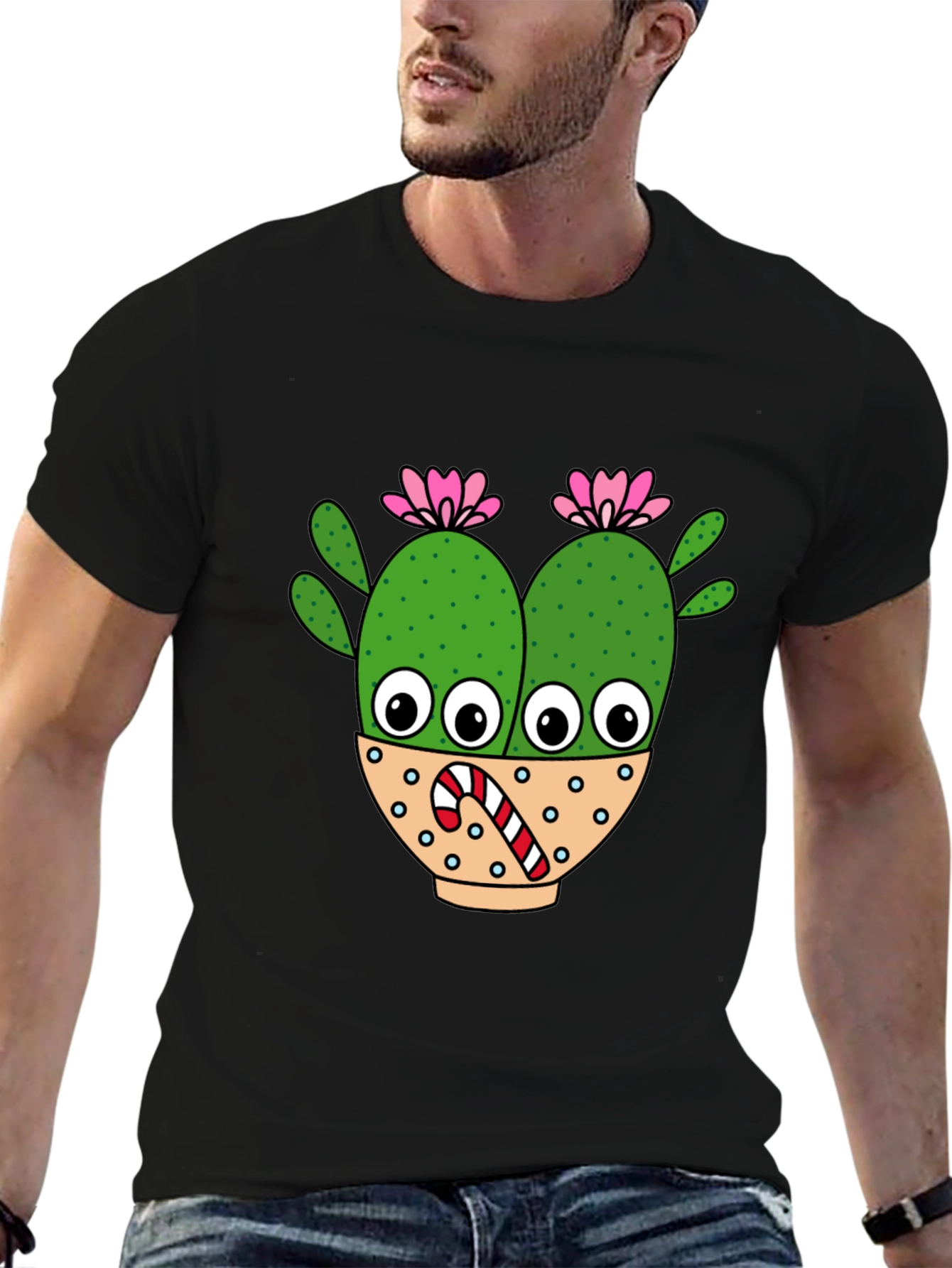 Black Cactus Candy T-Shirt view 6