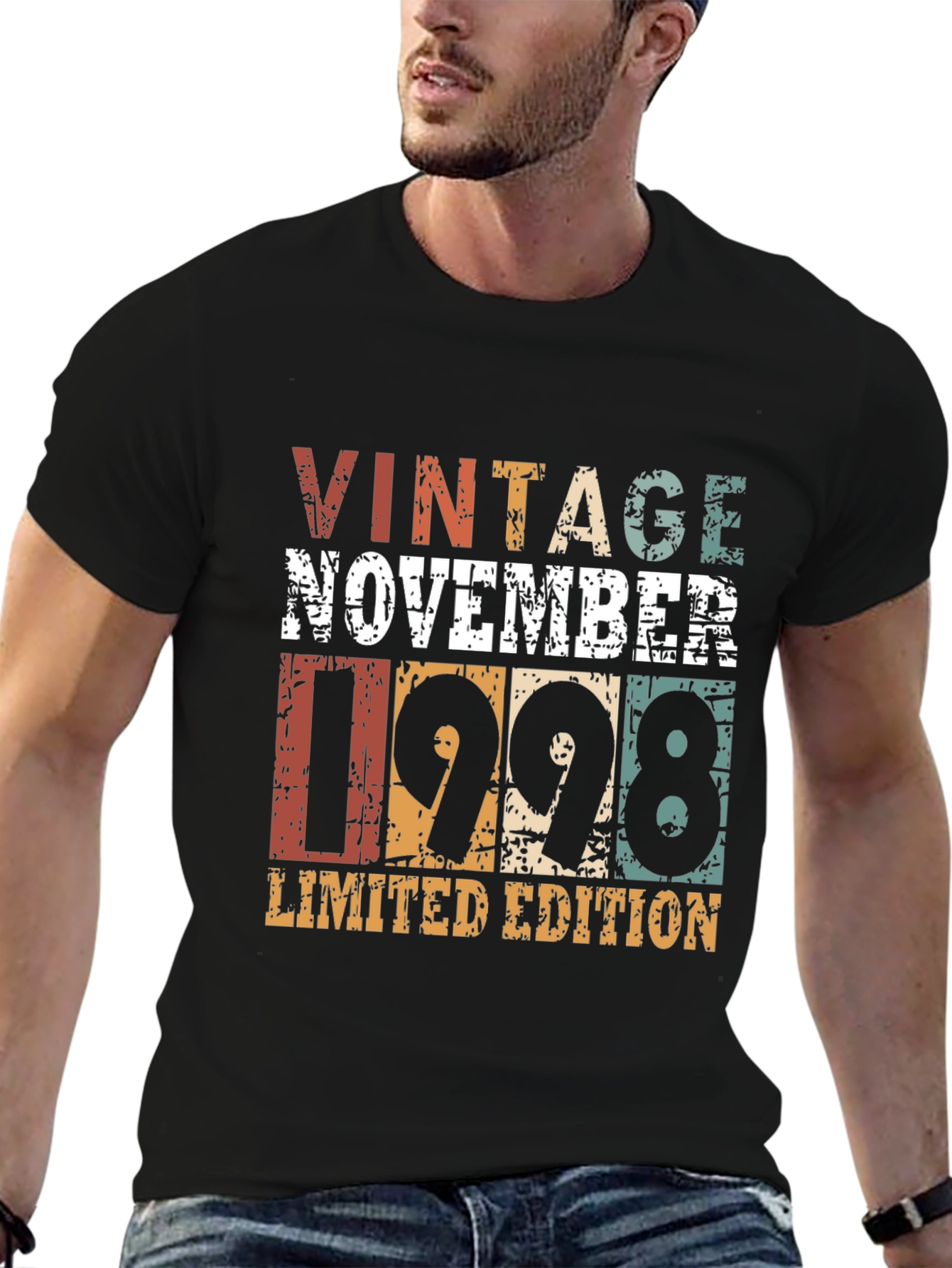 Black Vintage November 1998 Limited Edition T-Shirt view 6