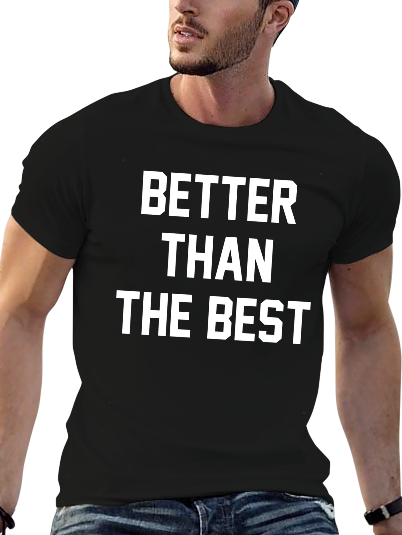 Black Better Than The Best Graphic Tee view 6
