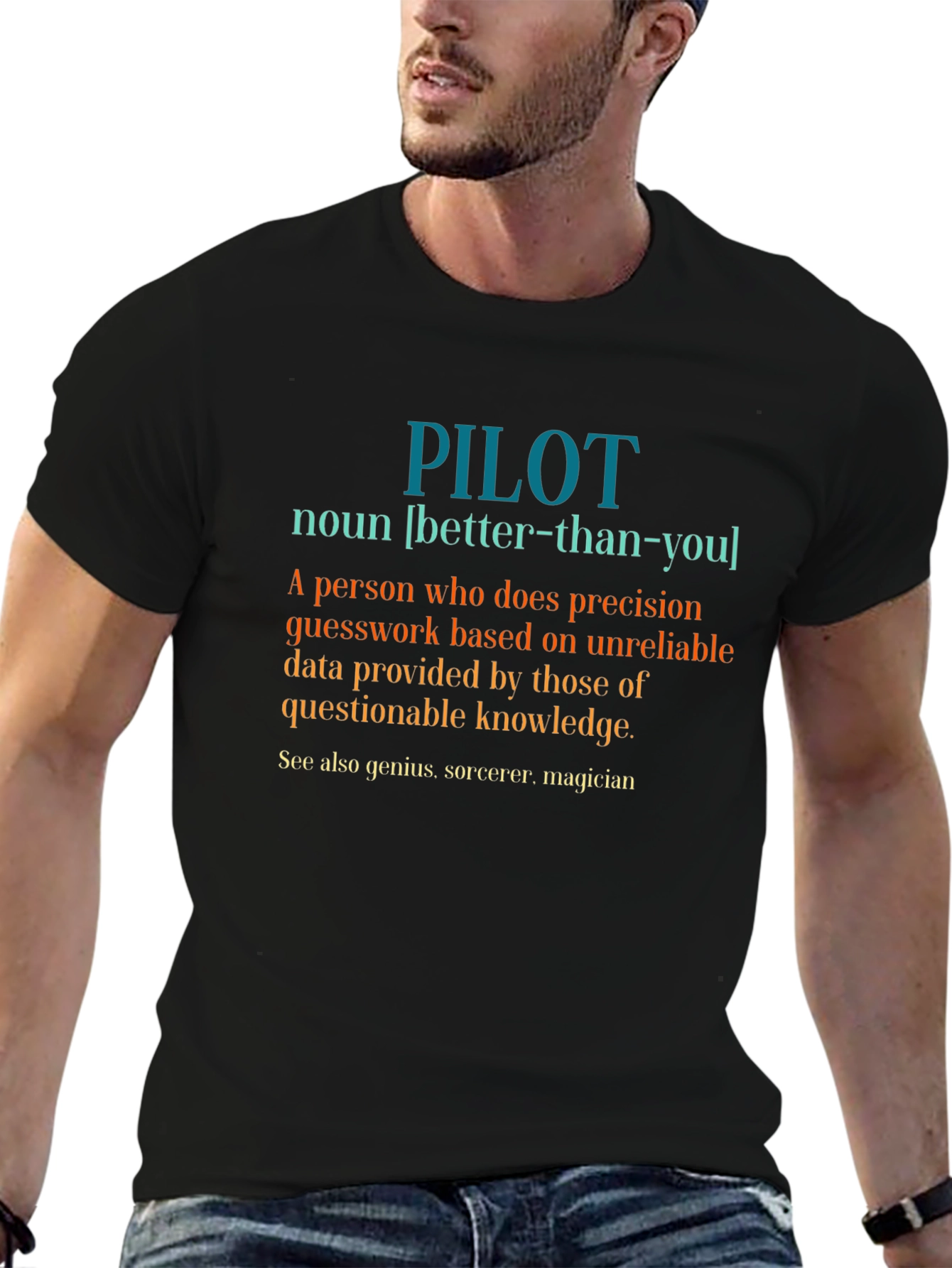 Pilot Definition T-Shirt - Precision & Humor - 6