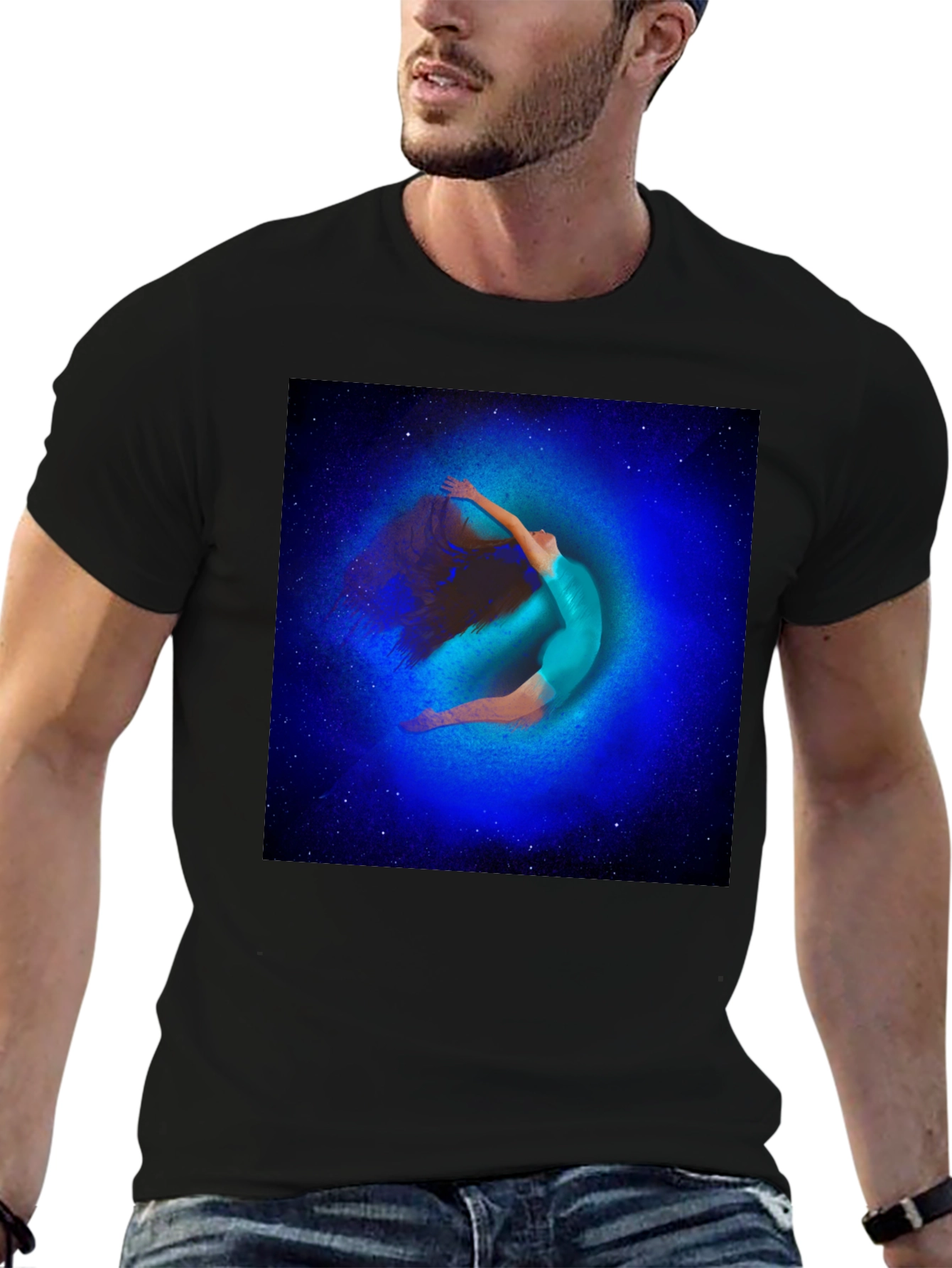 Celestial Dancer Graphic Tee - Modern Art T-Shirt - 6