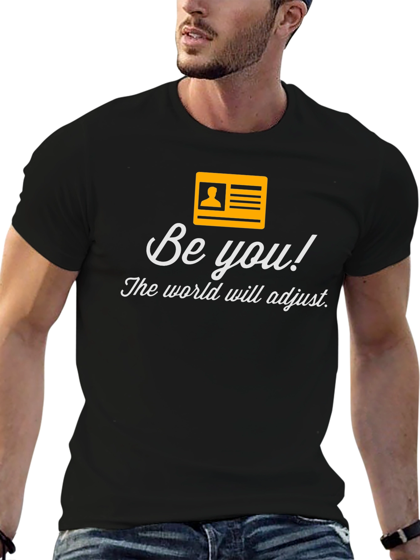 Black Be You! T-Shirt - Inspirational & Stylish Tee view 6