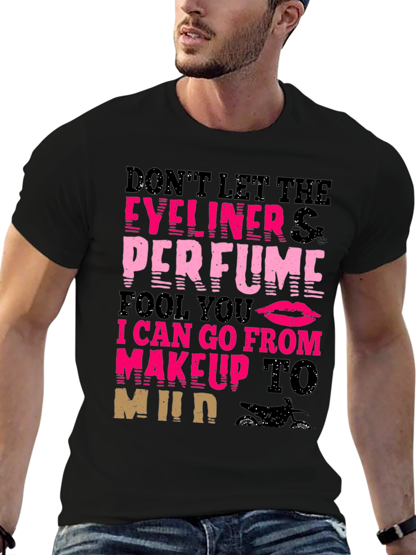 Black Makeup to Mud T-Shirt - Eyeliner Perfume view 6