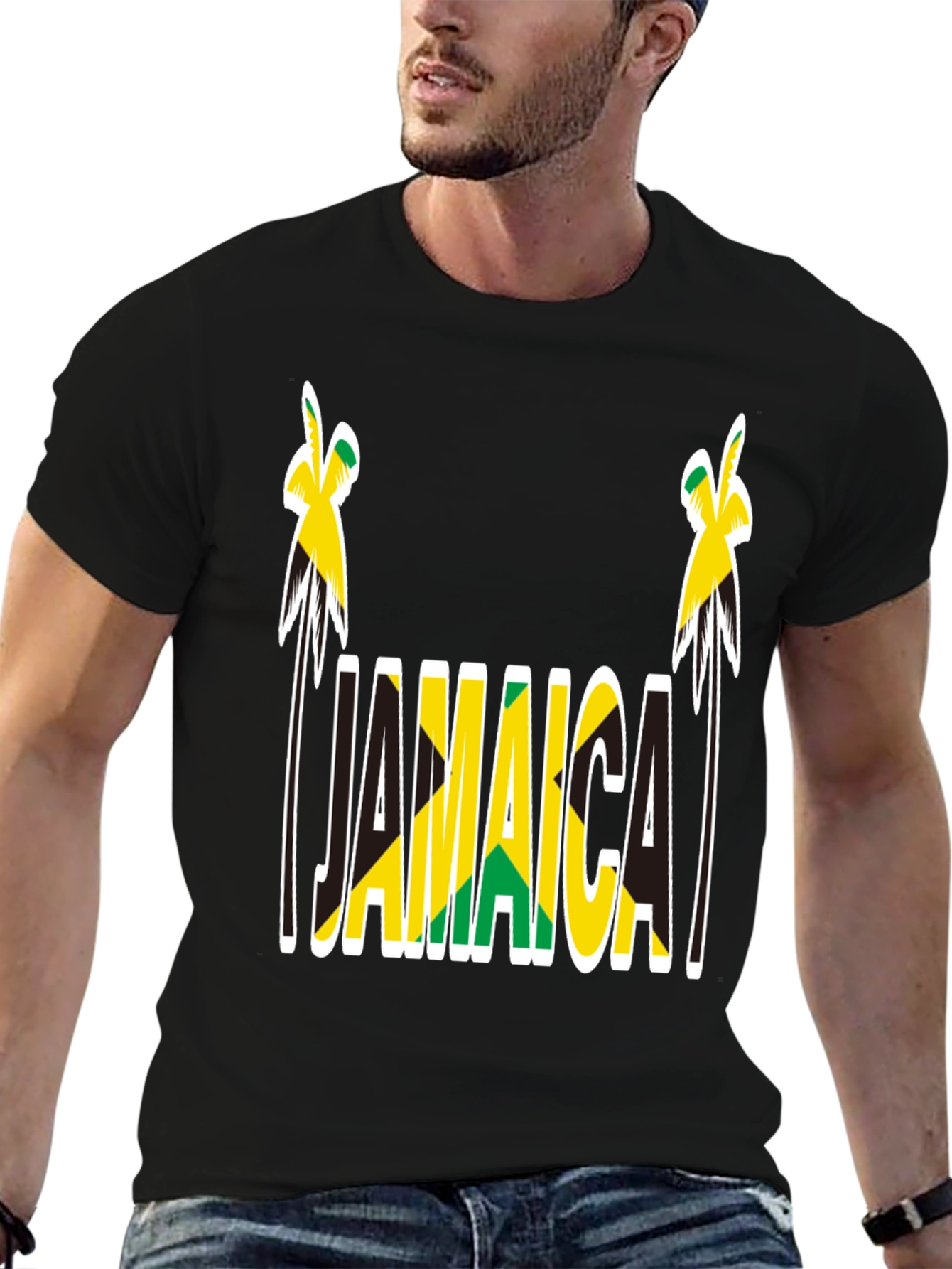 Jamaica Flag T-Shirt Island Pride - 6