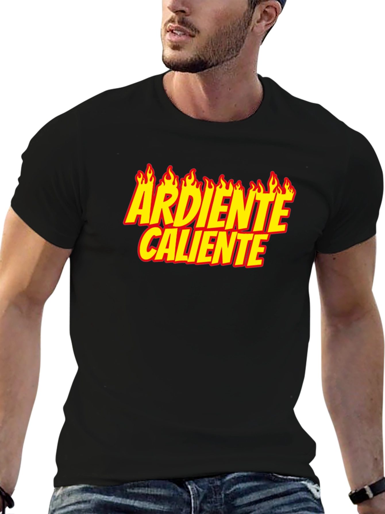 Black Ardiente Caliente Graphic Tee view 6