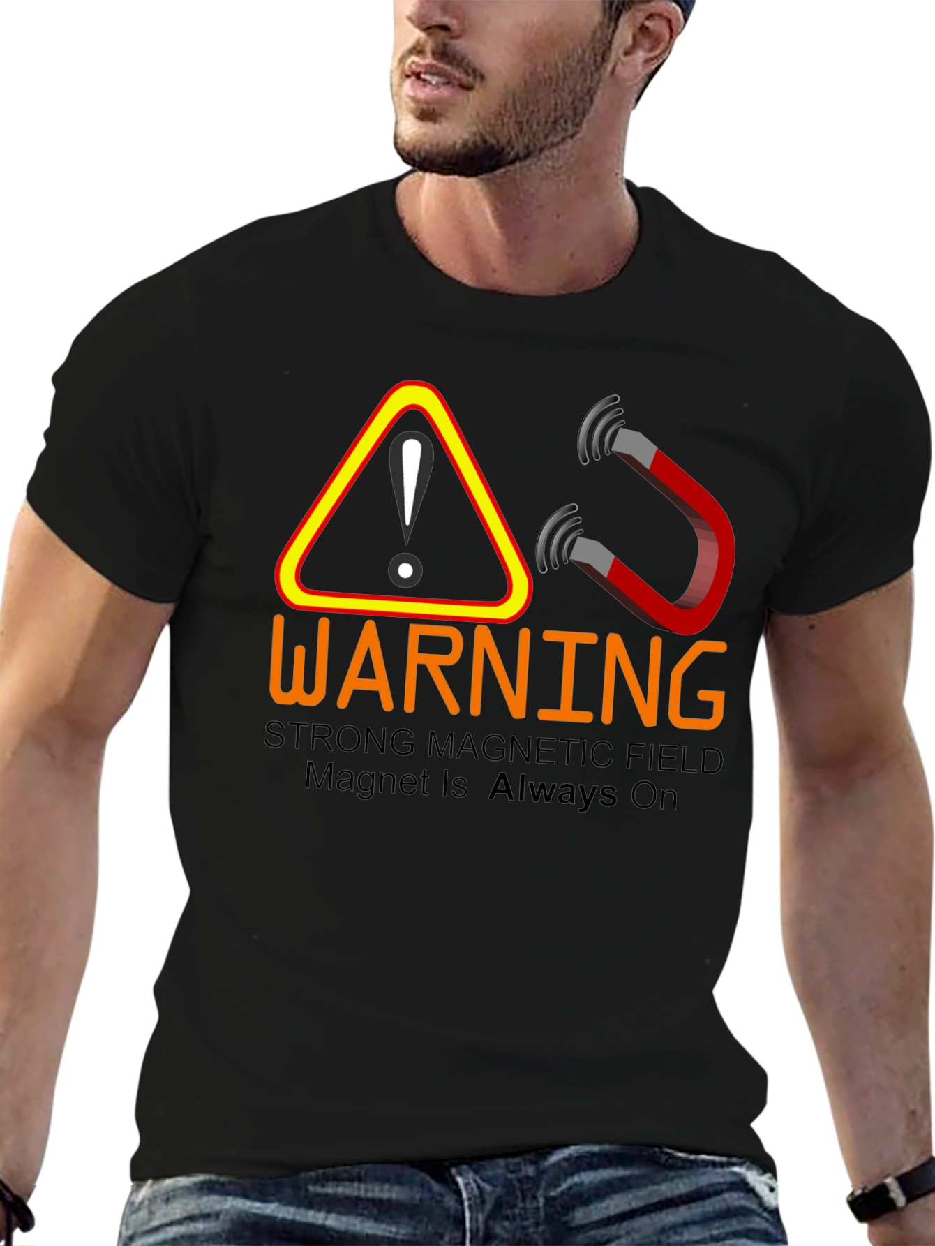 Warning: Strong Magnetic Field T-Shirt - 6