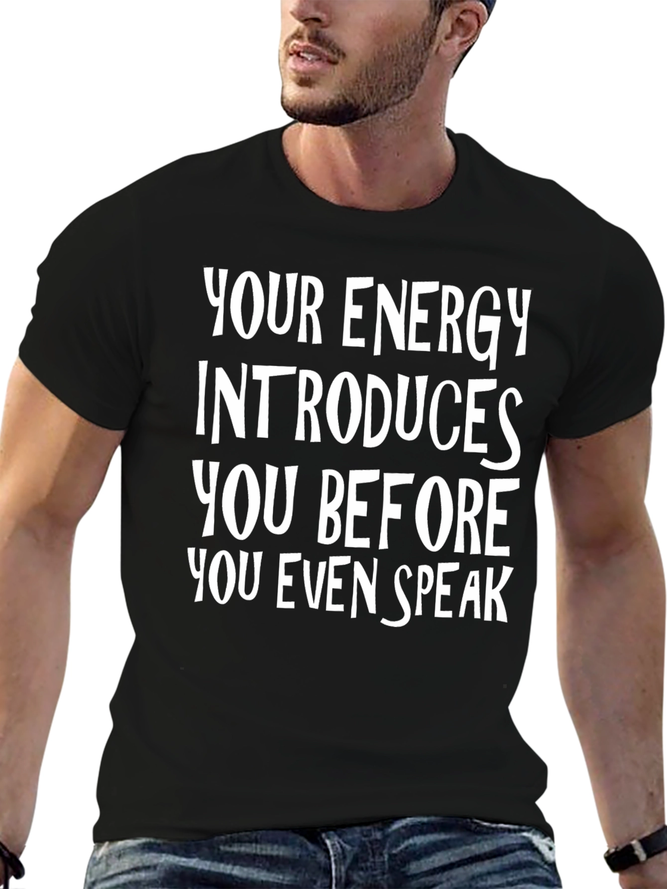 Black Energy Introduces Tee - Black T-Shirt view 6