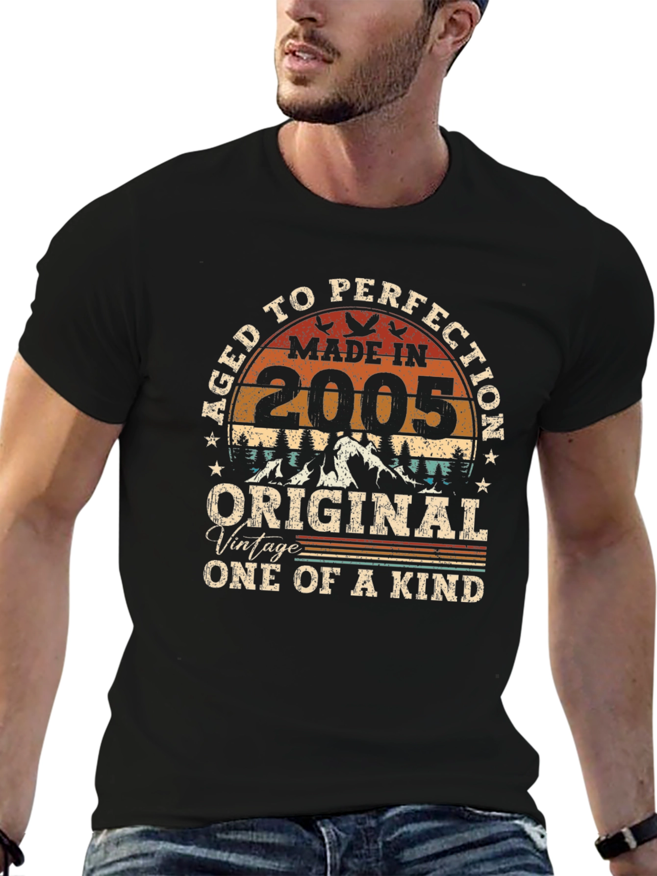Black Aged to Perfection - Made in 2005 T-Shirt view 6
