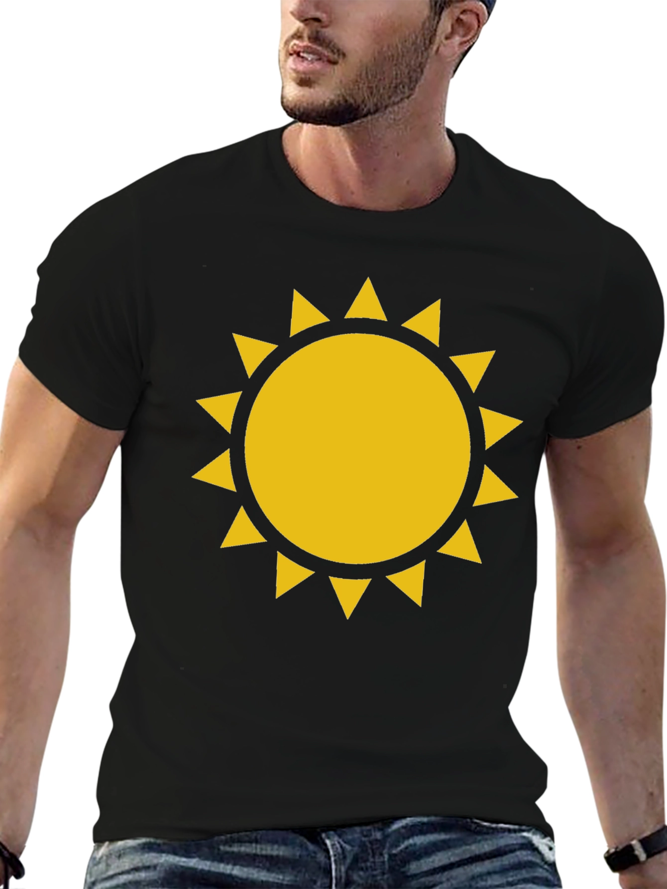 Black Sunny Day Graphic Tee view 6