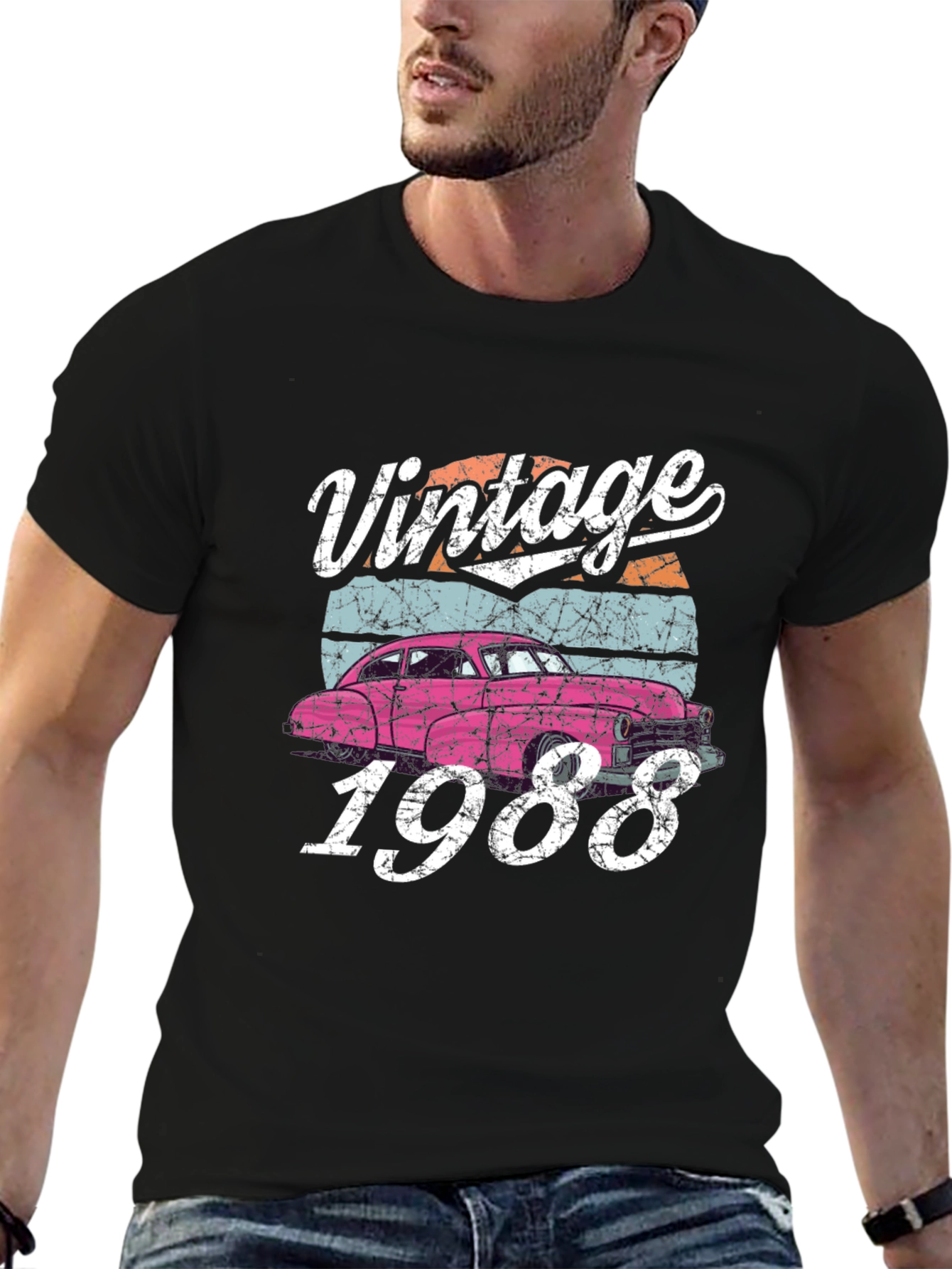 Vintage 1988 Car Graphic Tee - 6