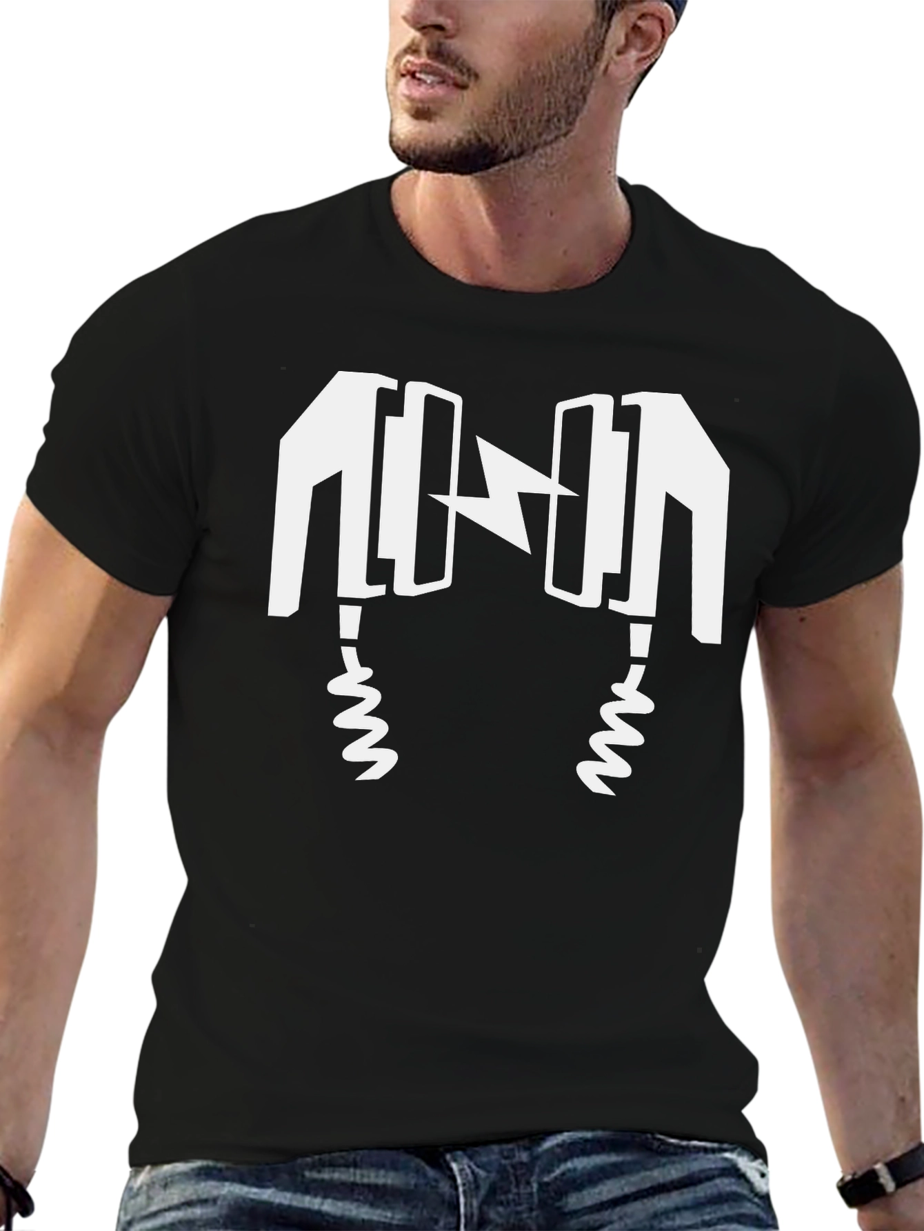 Black Defibrillator Graphic Tee - Shockingly Cool! view 6