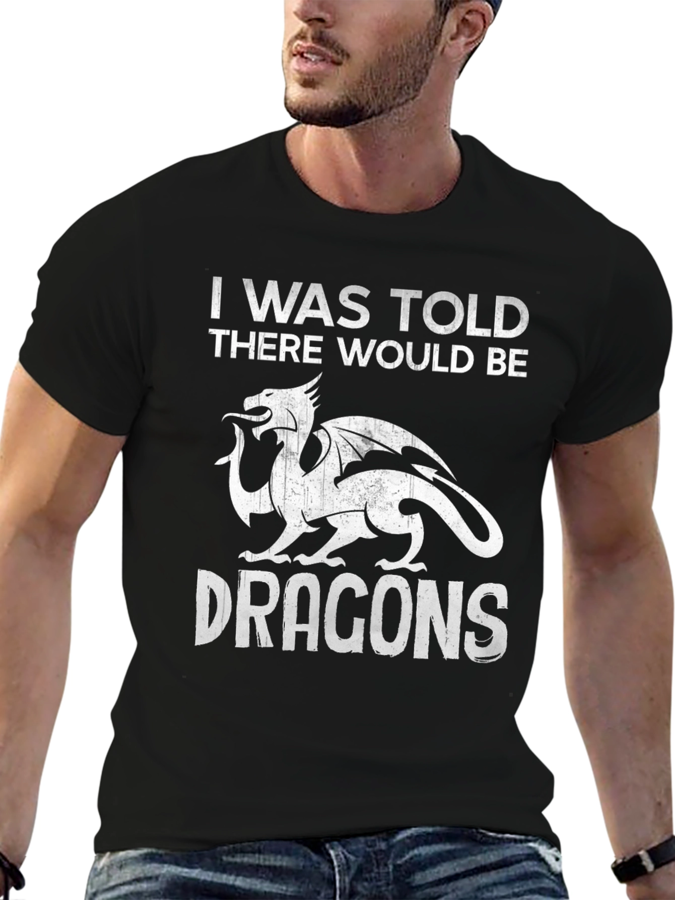 Black Dragon Graphic Tee - I Was Told There Would Be Dragons view 6
