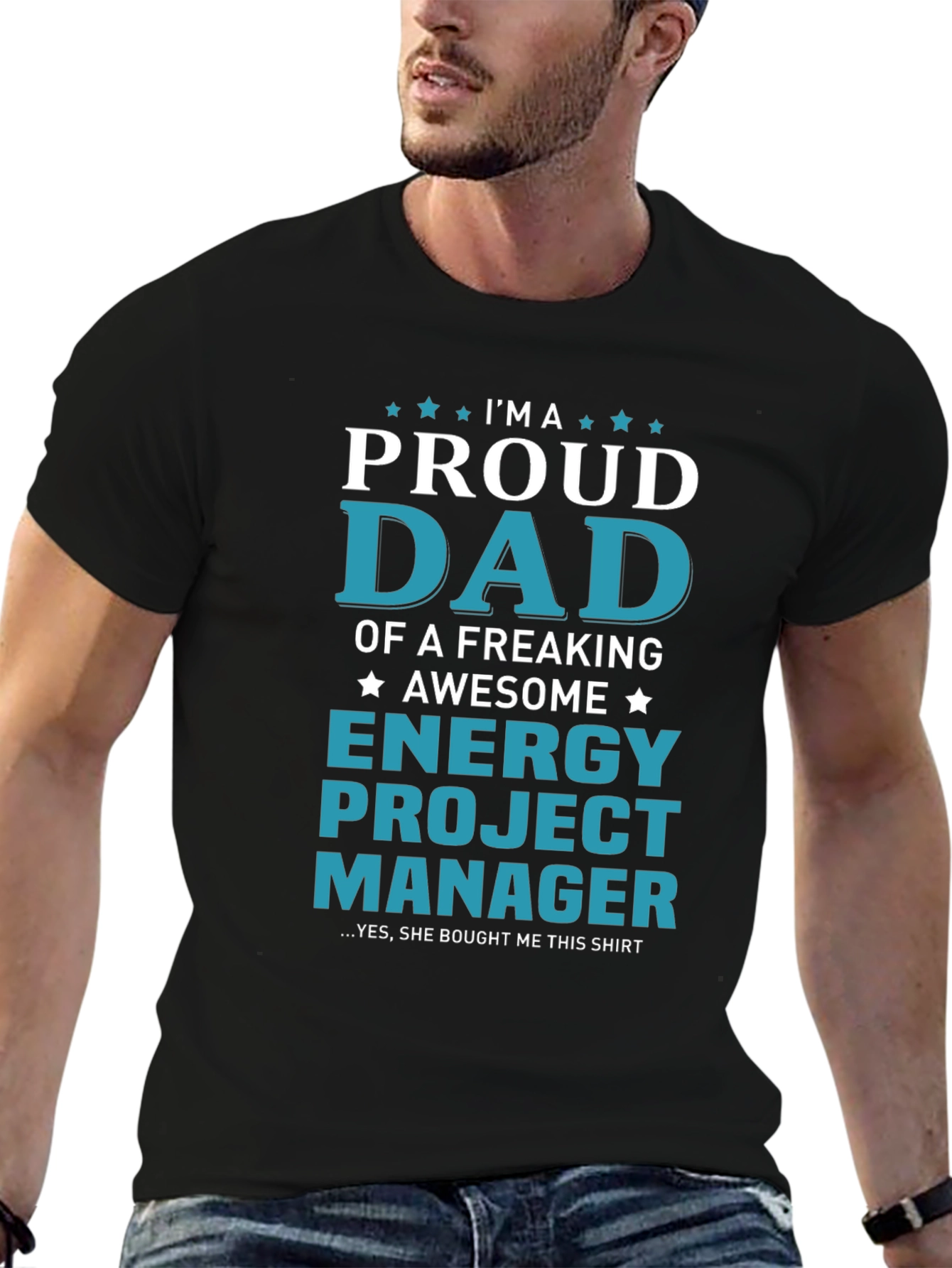 Proud Dad Energy Project Manager T-Shirt - 6