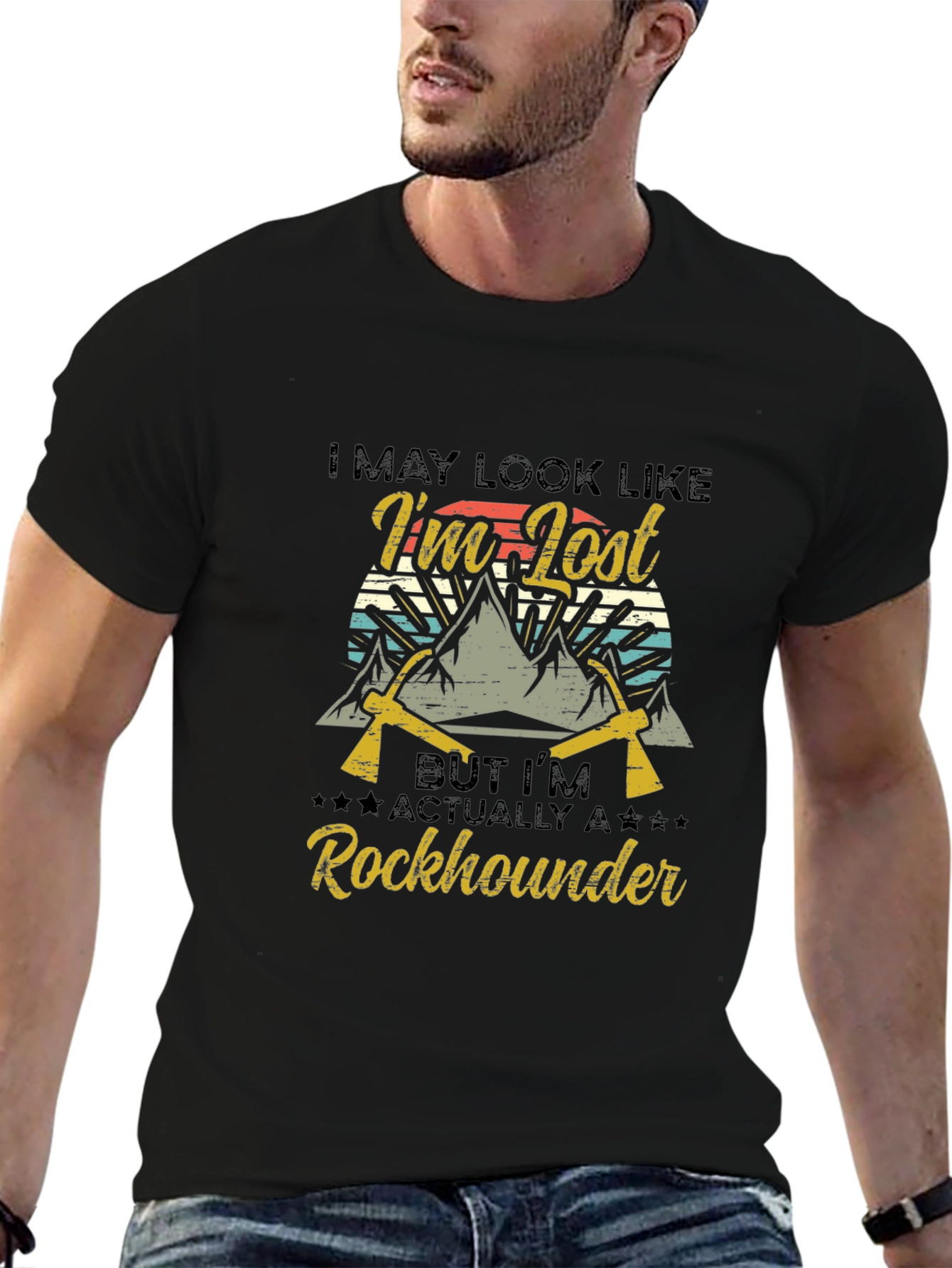 Black Rockhounder Lost T-Shirt view 6